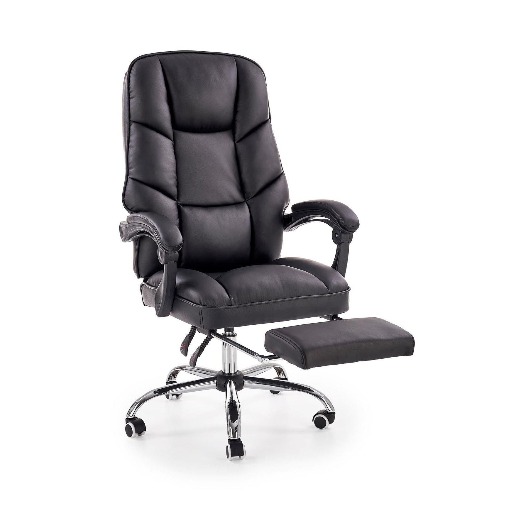 Scaun de birou ALVIN negru, 66/70x118/128x55/62 CM