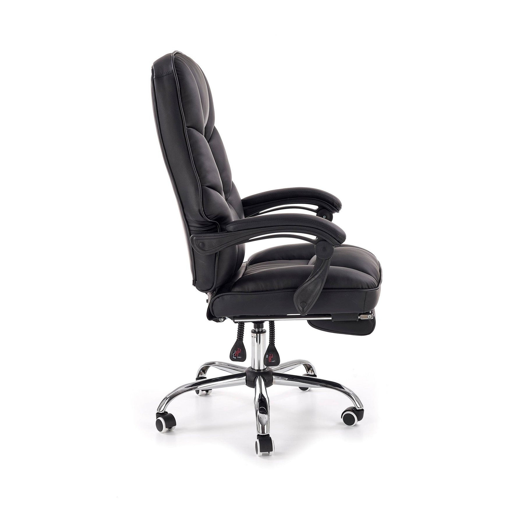 Scaun de birou ALVIN negru, 66/70x118/128x55/62 CM