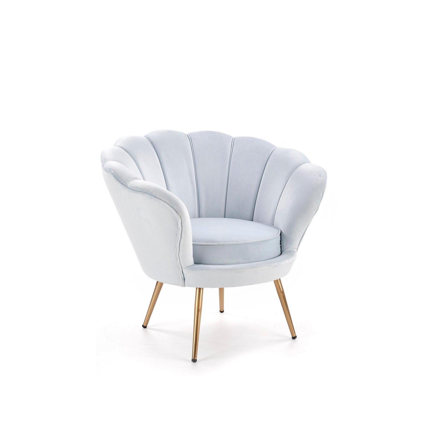 Fotoliu elegant albastru deschis Amorino, 94x76x83 cm - ACAJU