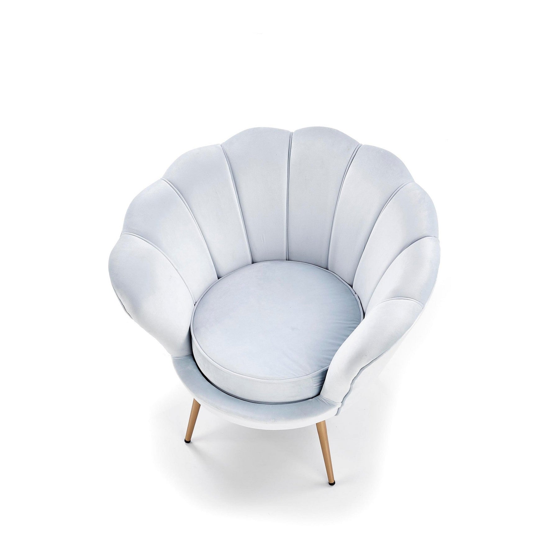 Fotoliu elegant albastru deschis Amorino, 94x76x83 cm - ACAJU