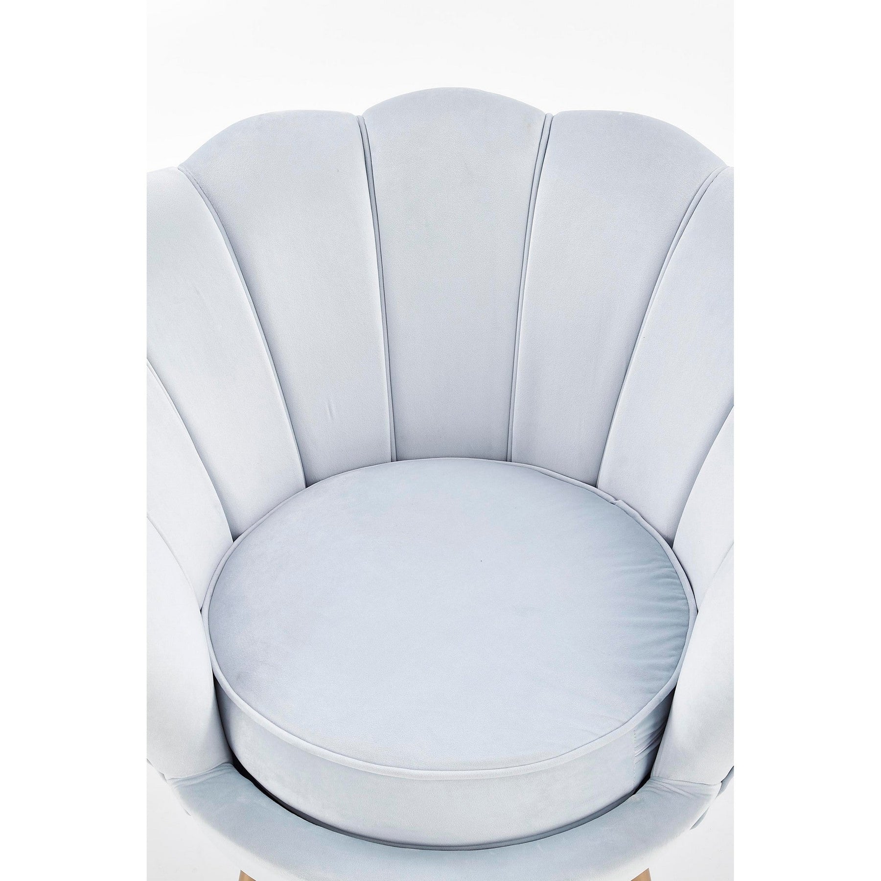 Fotoliu elegant albastru deschis Amorino, 94x76x83 cm - ACAJU