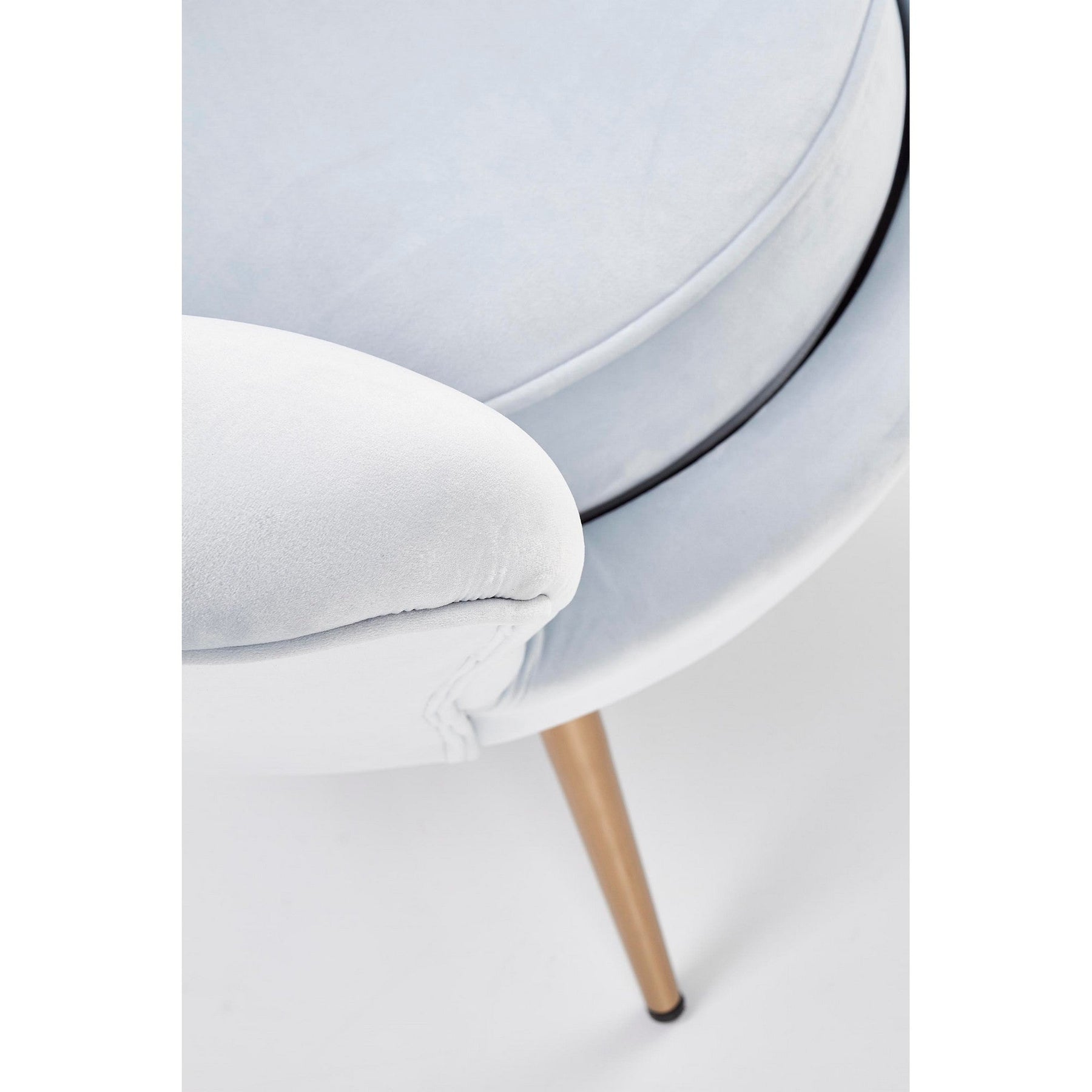 Fotoliu elegant albastru deschis Amorino, 94x76x83 cm - ACAJU