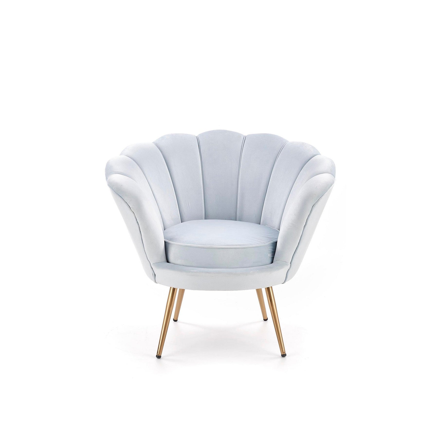 Fotoliu elegant albastru deschis Amorino, 94x76x83 cm - ACAJU