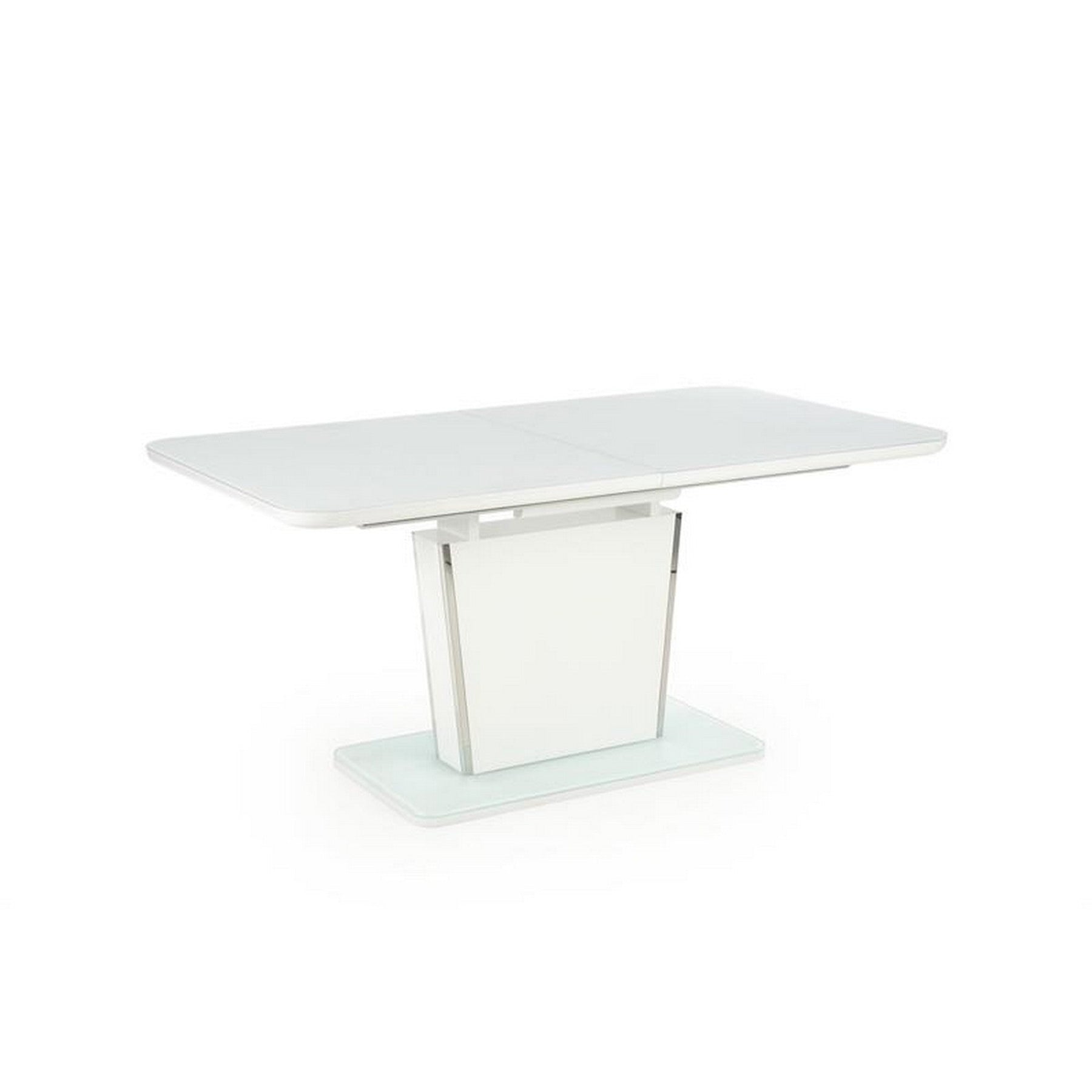 Masa living alba Bonari, 160-200 / 90/76 cm