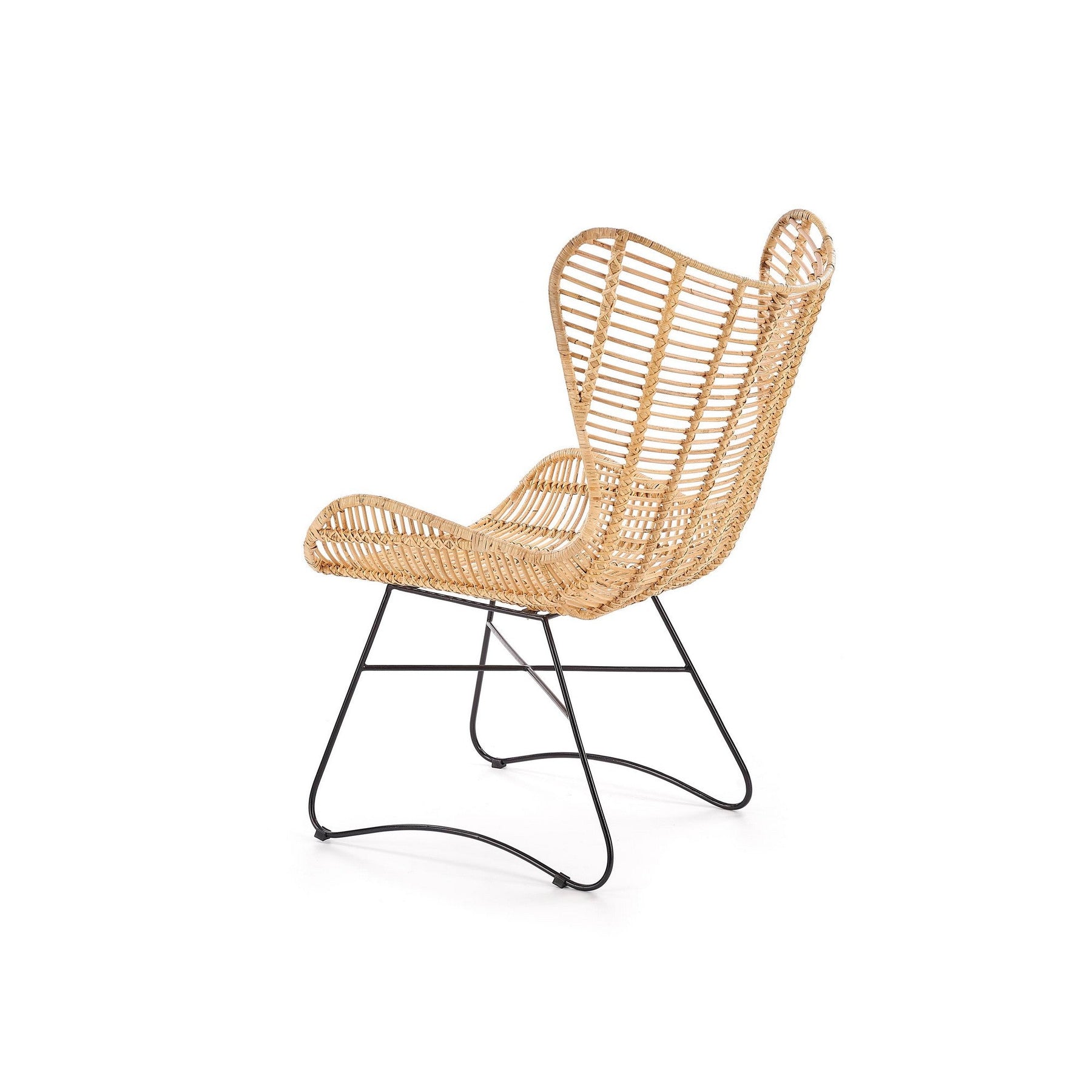 Scaun living ratan natural Indiana, 69X70X103 CM - ACAJU