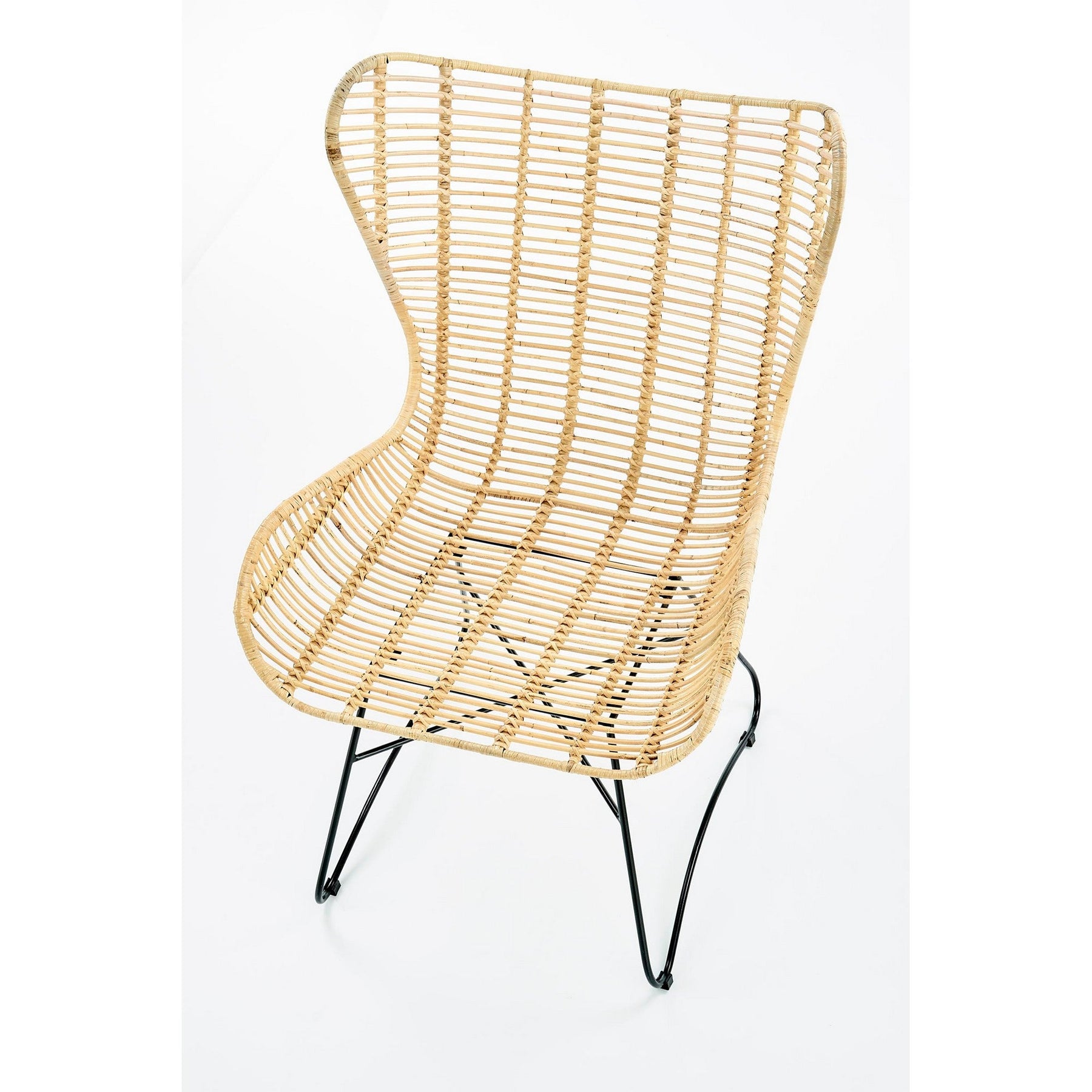 Scaun living ratan natural Indiana, 69X70X103 CM - ACAJU