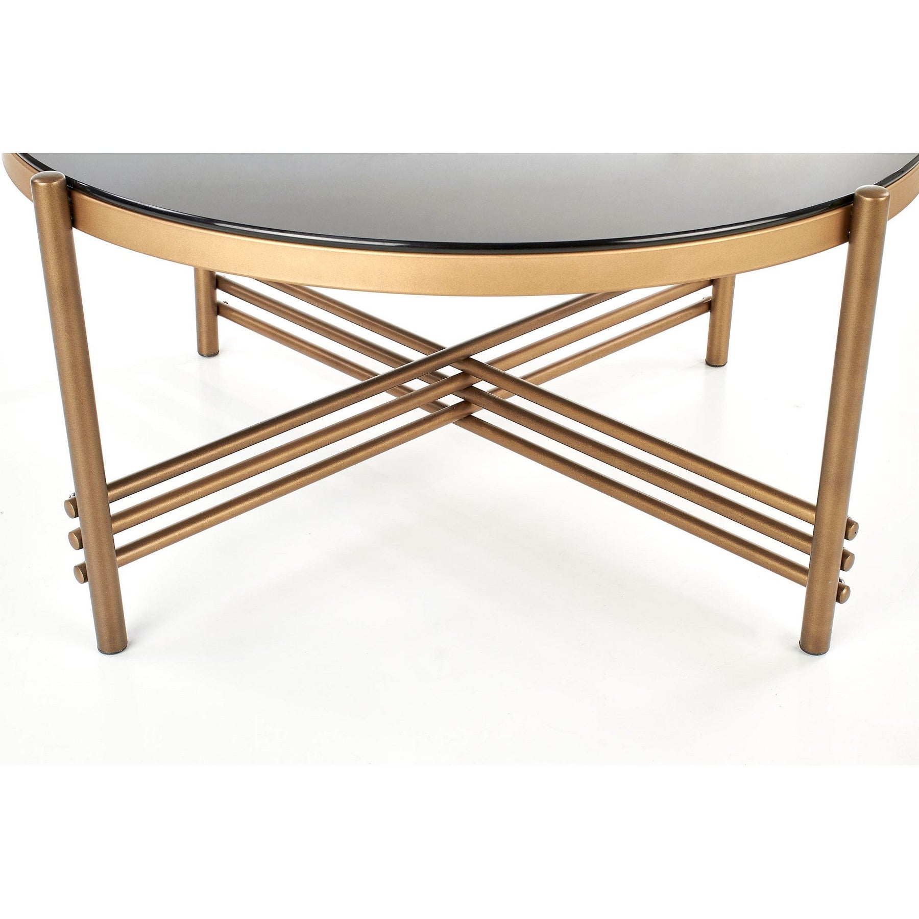 Masuta cafea sticla Ismena, 80X41 CM - ACAJU