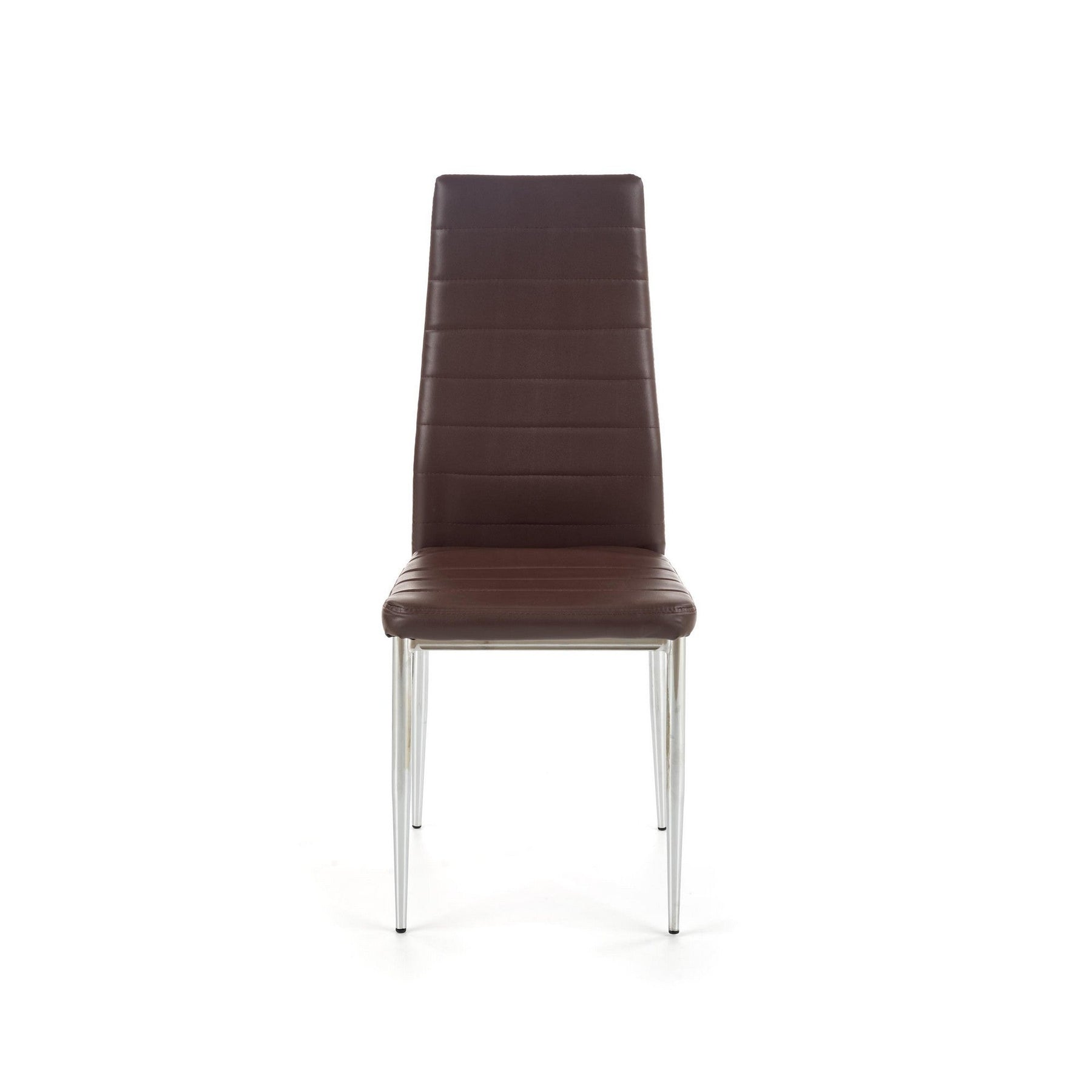 Scaune bucatarie piele maro K70, 50X41X98 CM
