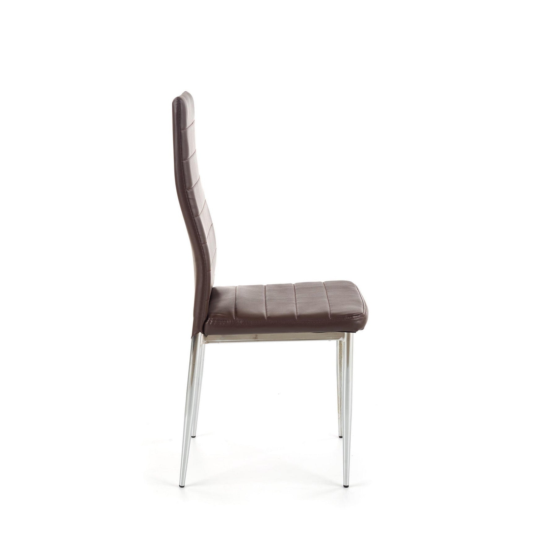 Scaune bucatarie piele maro K70, 50X41X98 CM