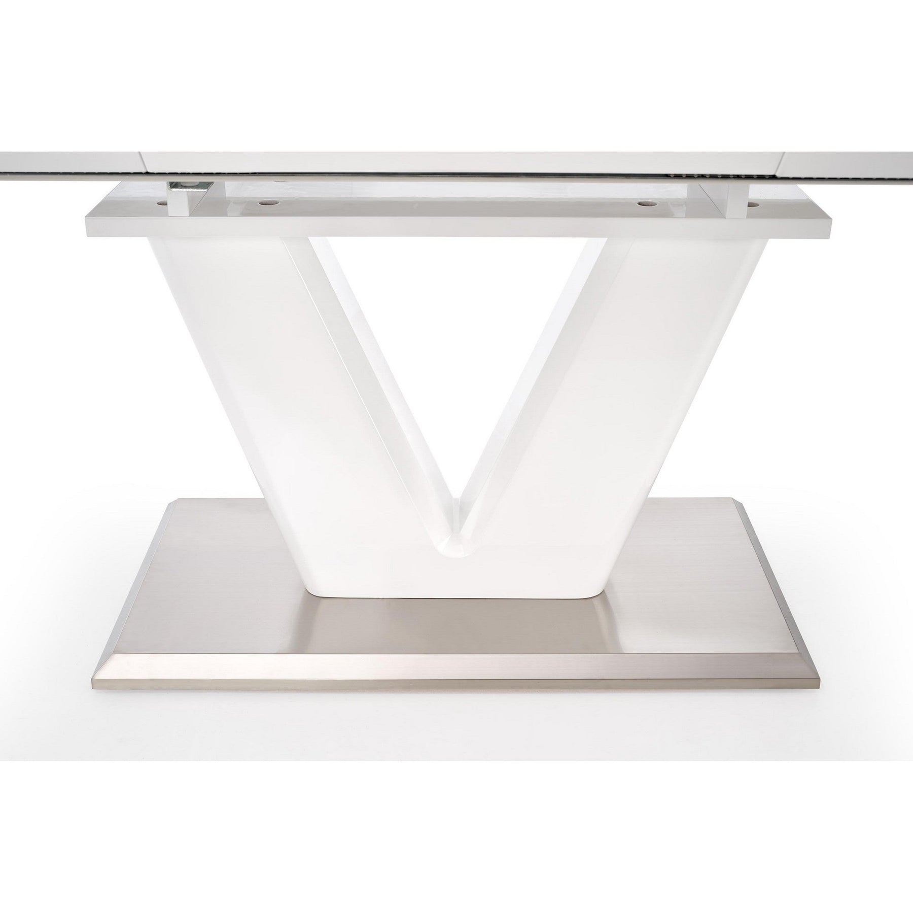 Mese sufragerie albe Mistral, 160/220X90X77 CM