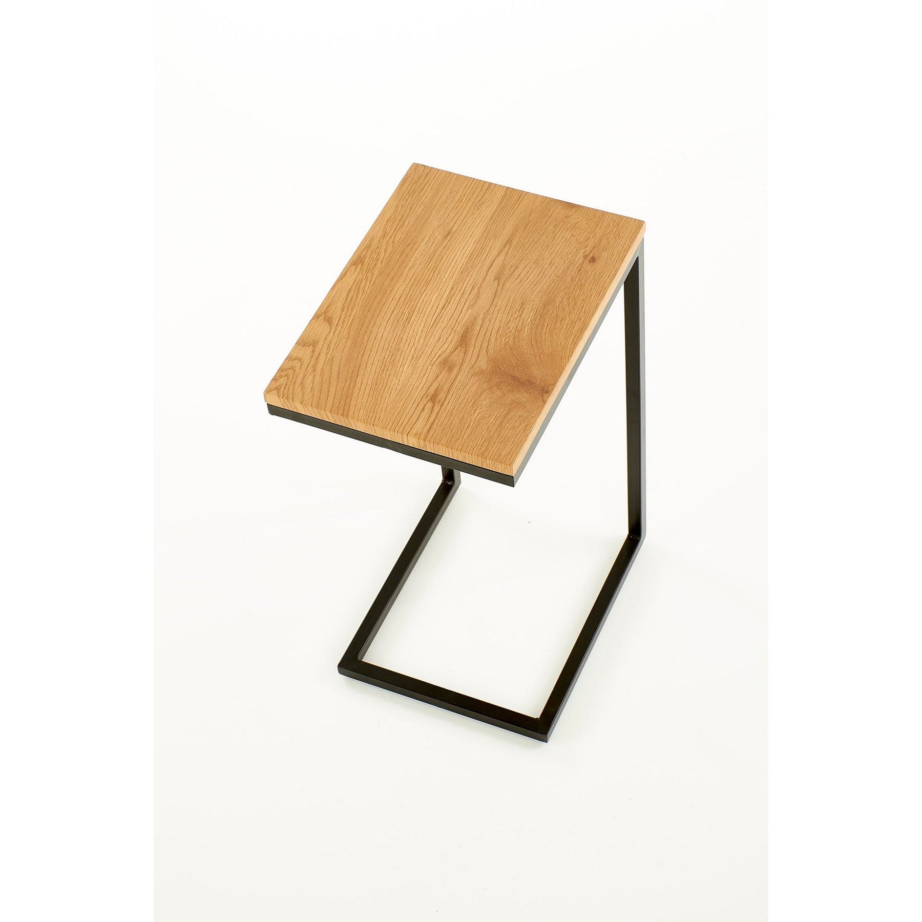 Masuta de cafea NISA negru/stejar auriu, 40x30x60 cm