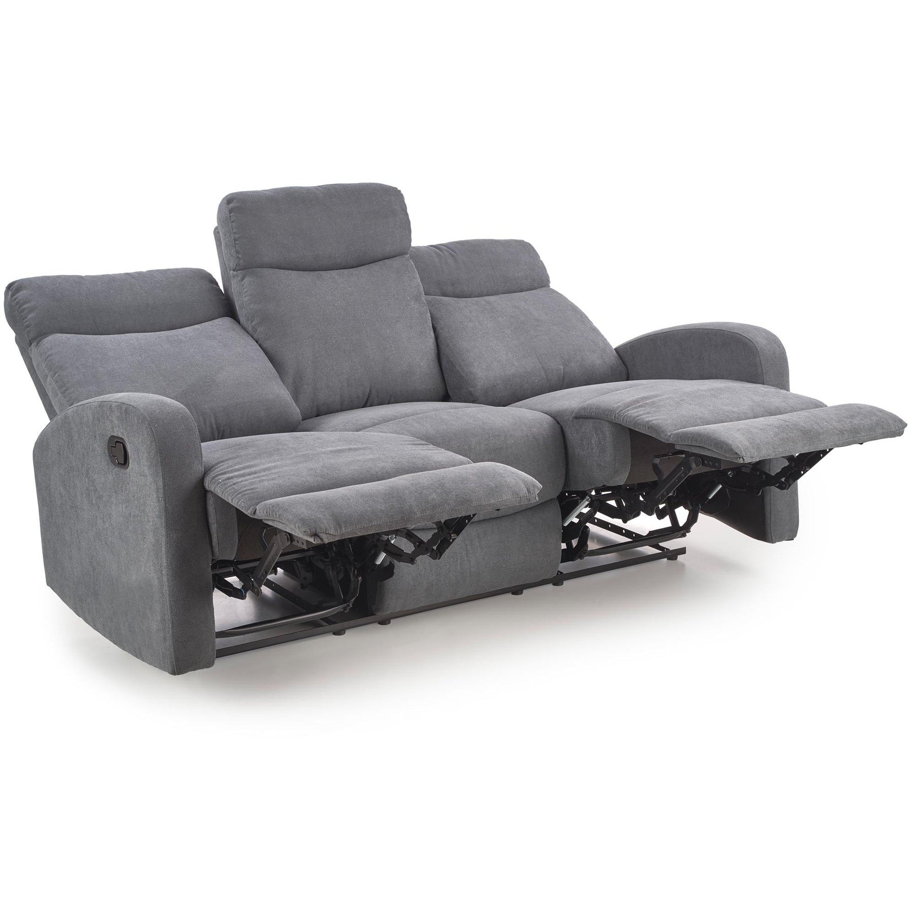 Canapea pliabila OSLO 3S, gri, 180x95x100 cm