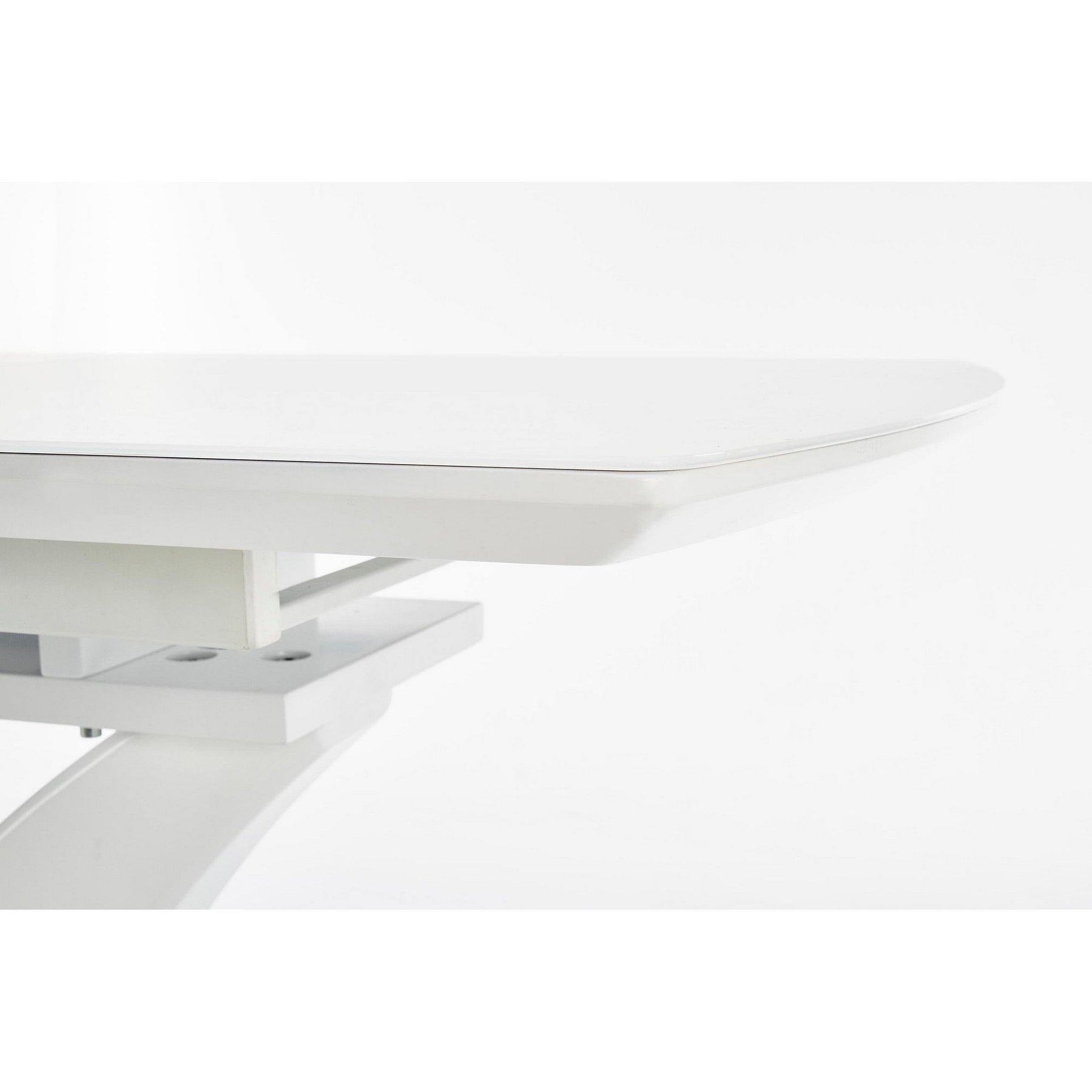 Masa extensibila alba Palermo, 140/180X80X75 CM - ACAJU
