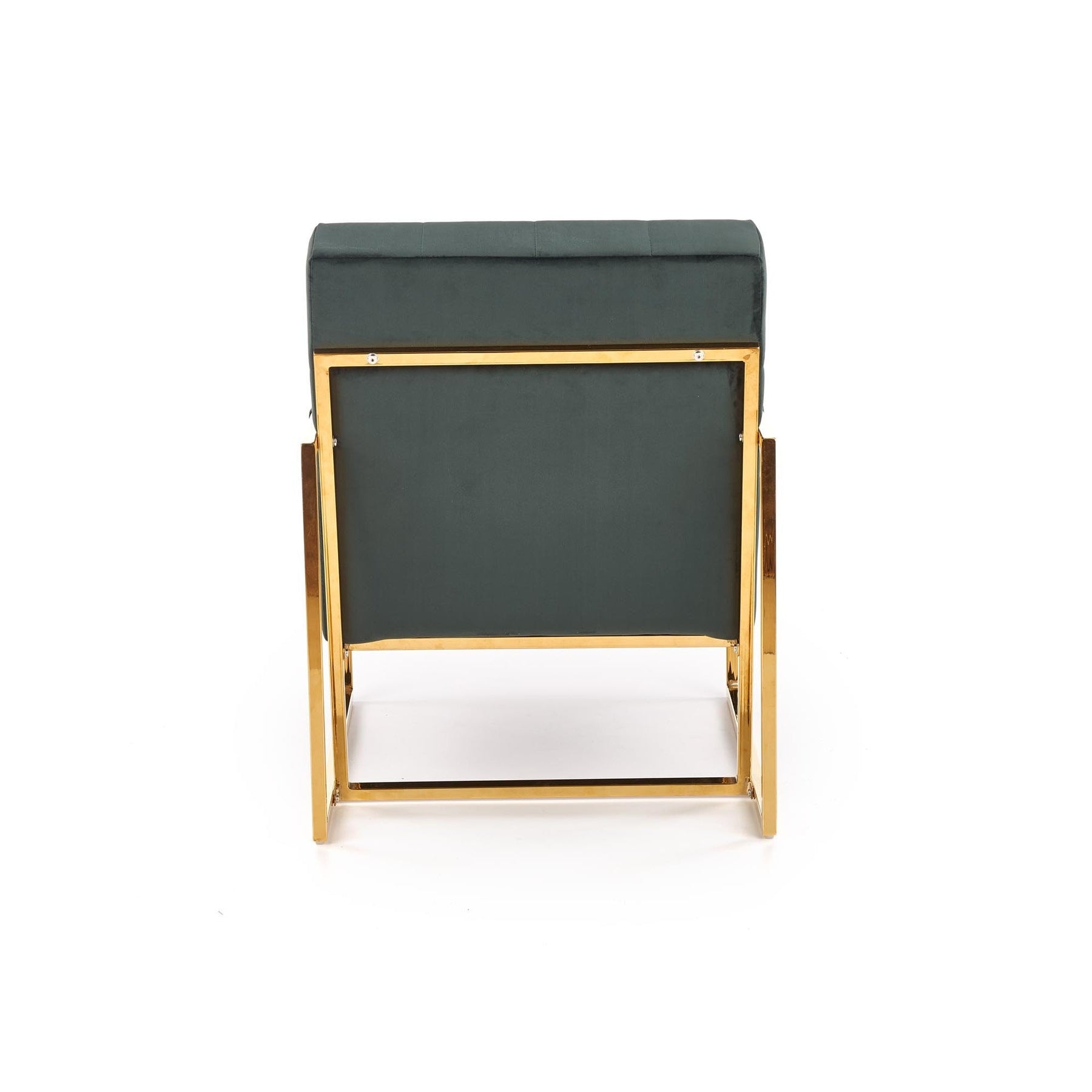 Fotoliu PRIUS, verde/auriu, 64x80x78x42 cm
