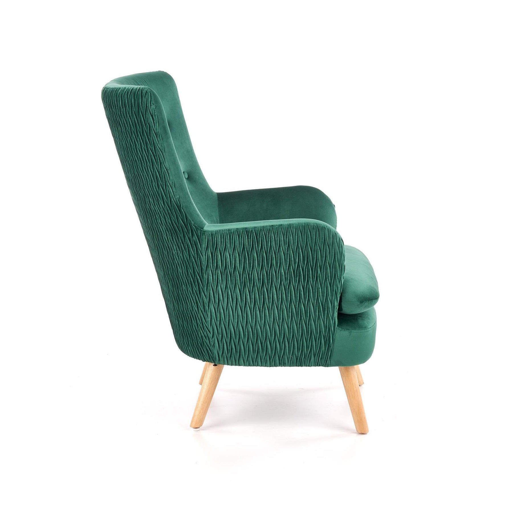 Fotoliu RAVEL, verde, 70x78x100x48 cm