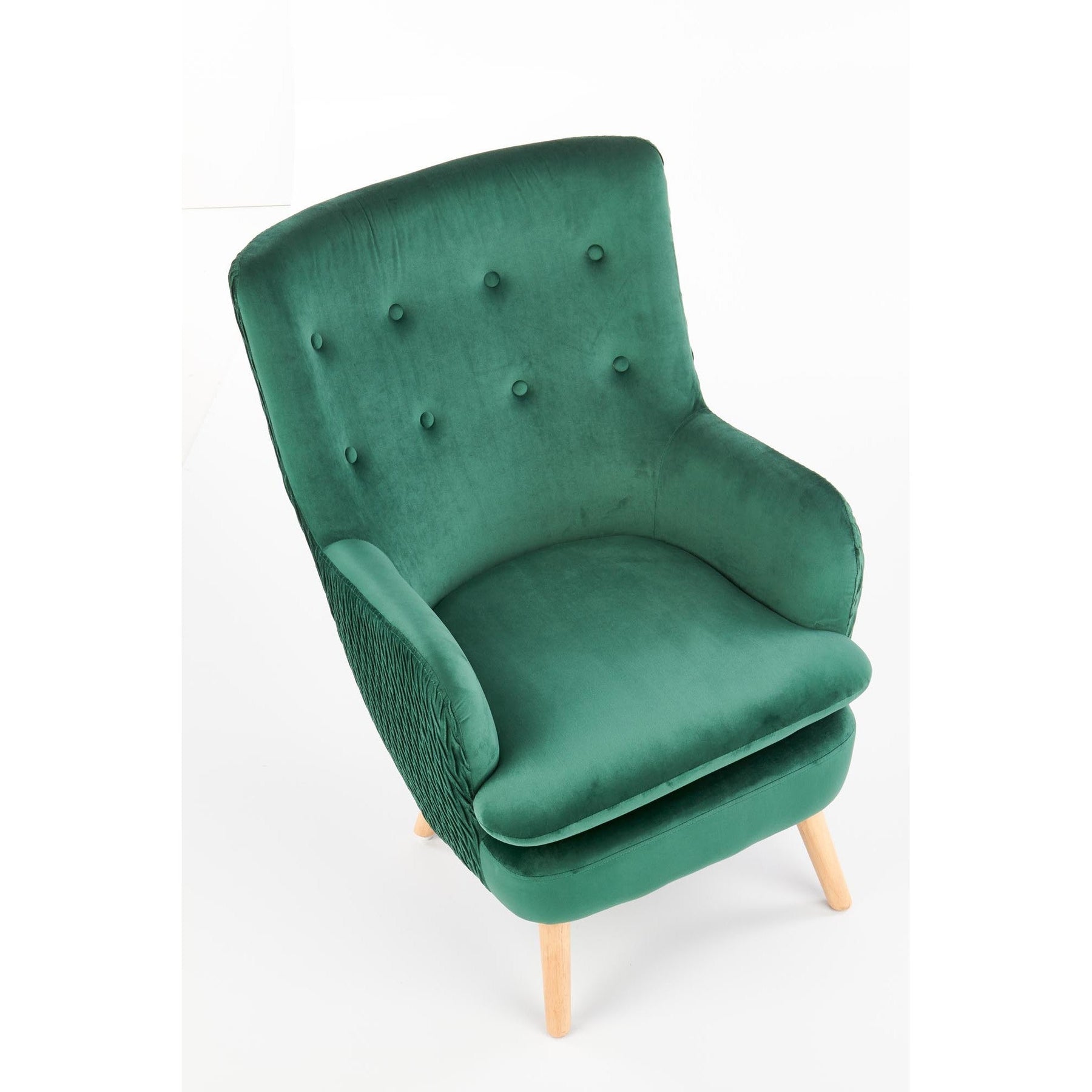 Fotoliu RAVEL, verde, 70x78x100x48 cm