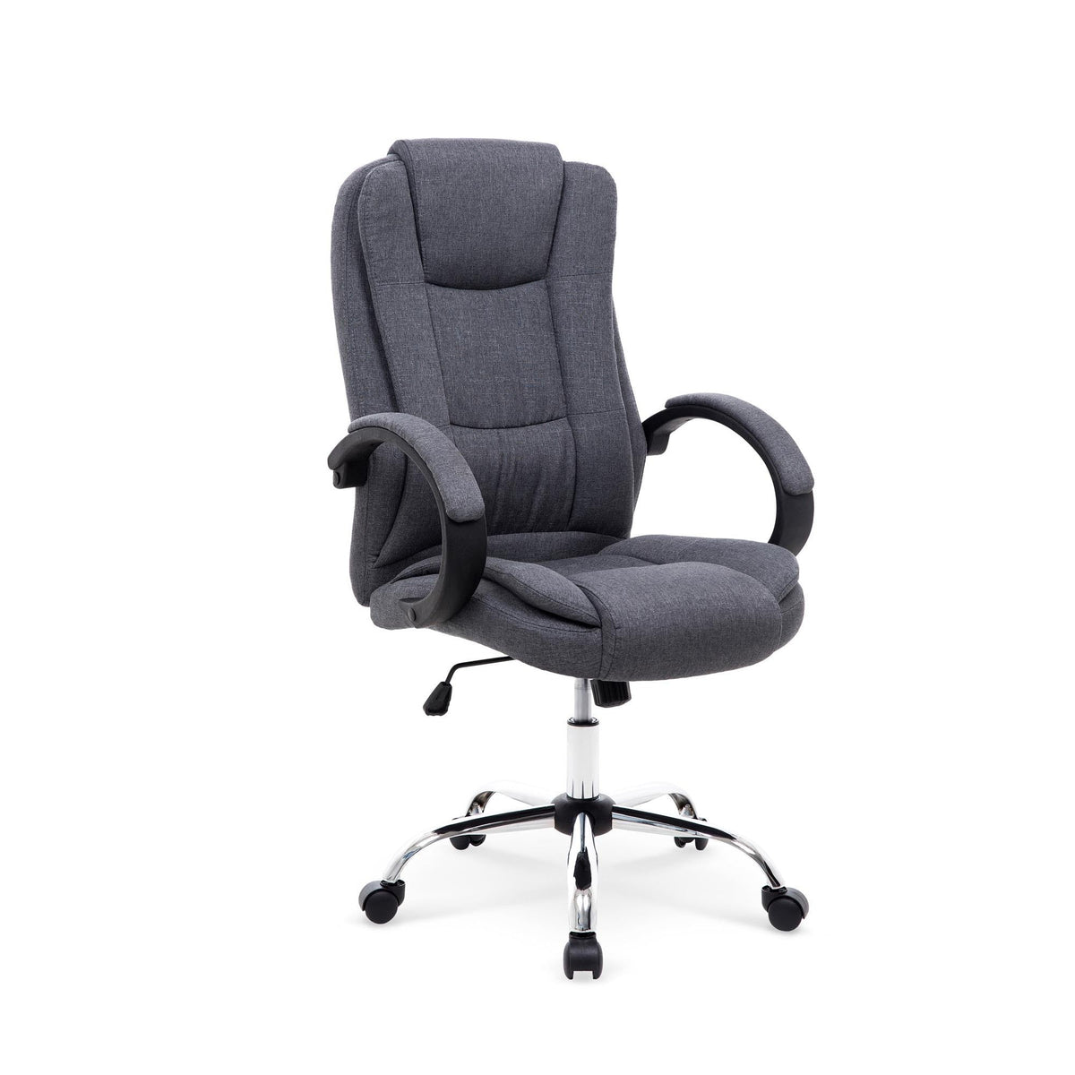 Scaun tapitat cu stofa gri Relax 2, 64X75X110/118 CM - ACAJU