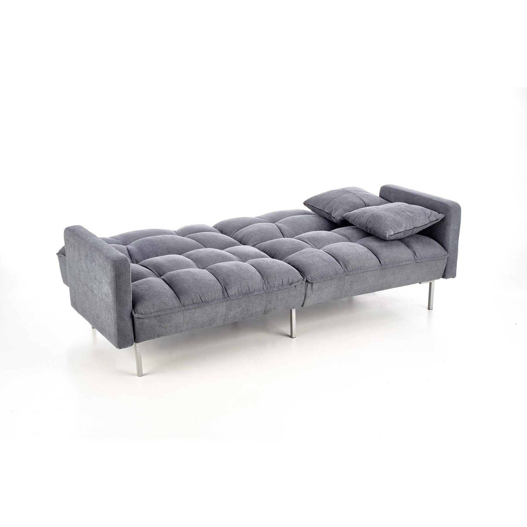 Canapea extensibila ROBERTO, gri albastru, 193x85/108x86/58 cm
