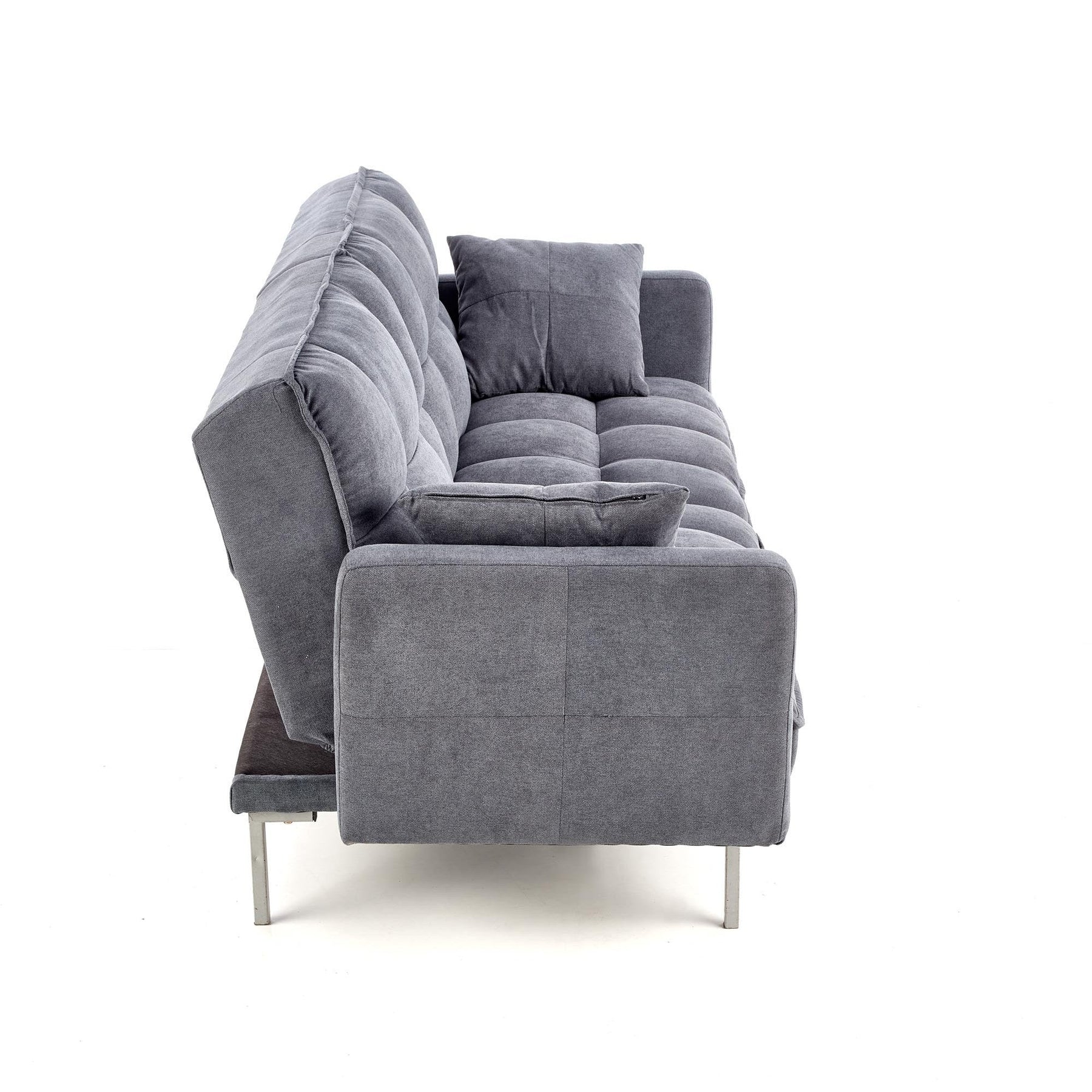 Canapea extensibila ROBERTO, gri albastru, 193x85/108x86/58 cm