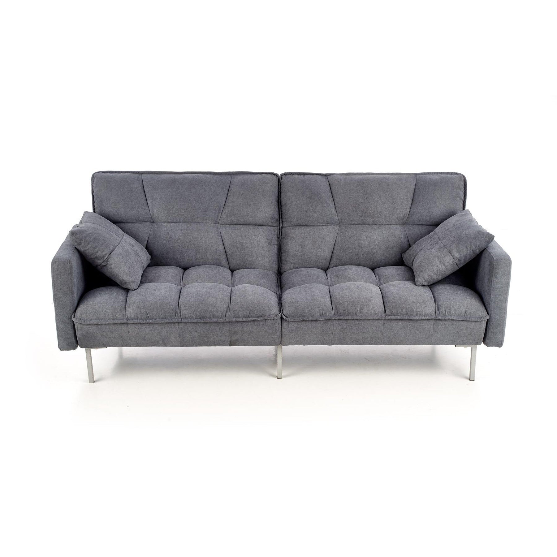 Canapea extensibila ROBERTO, gri albastru, 193x85/108x86/58 cm