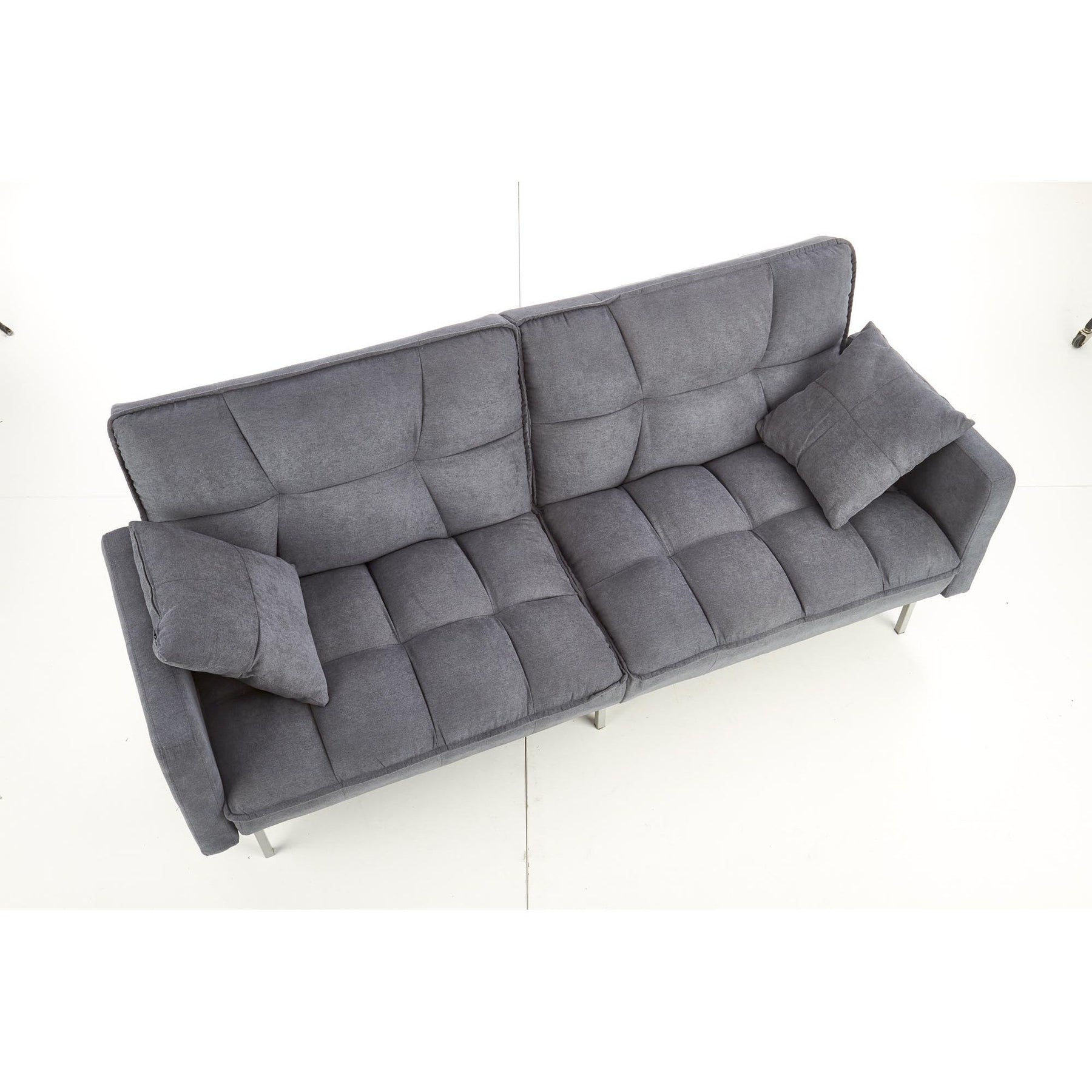 Canapea extensibila ROBERTO, gri albastru, 193x85/108x86/58 cm