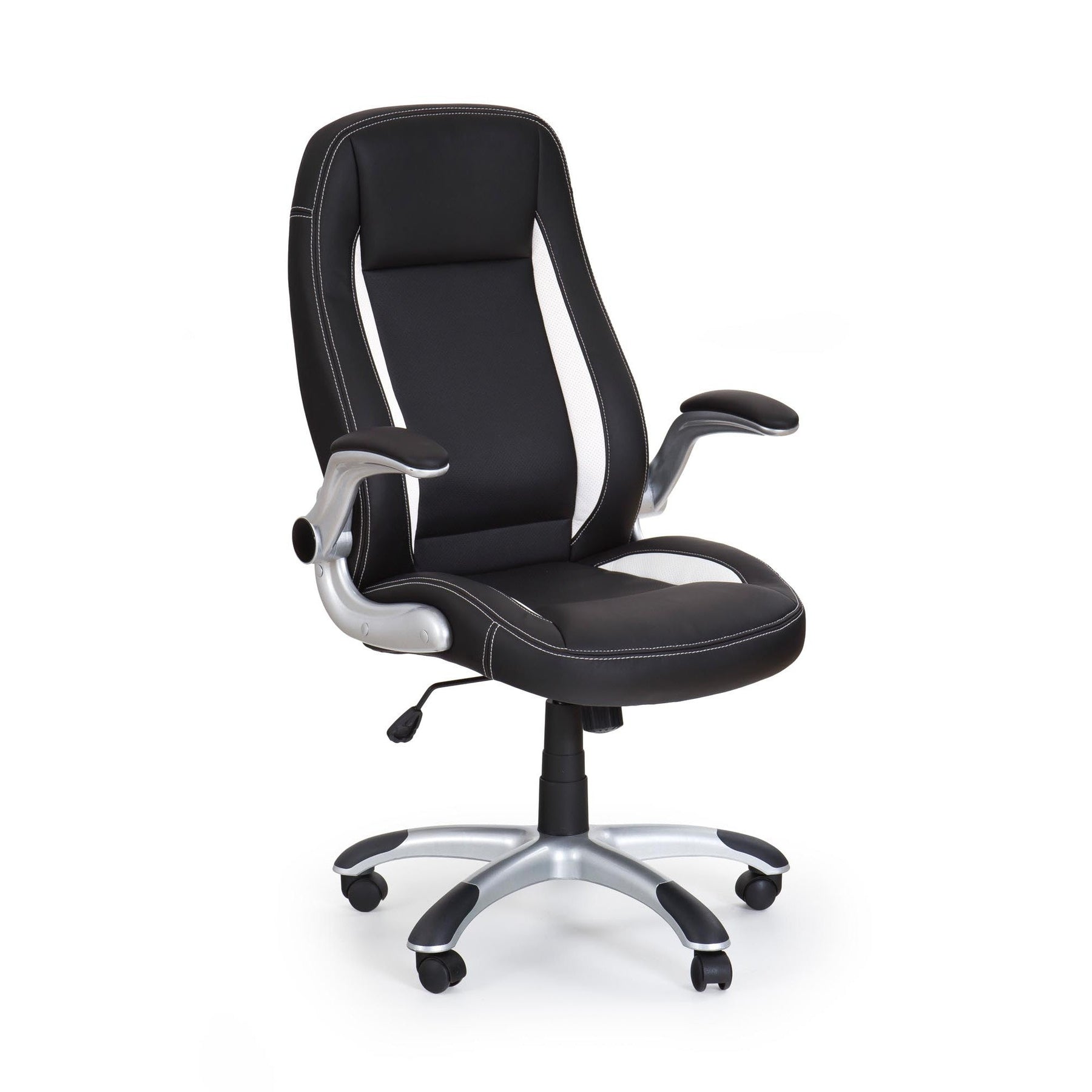 Scaun pt birou negru Saturn, 67X65X112/120 CM