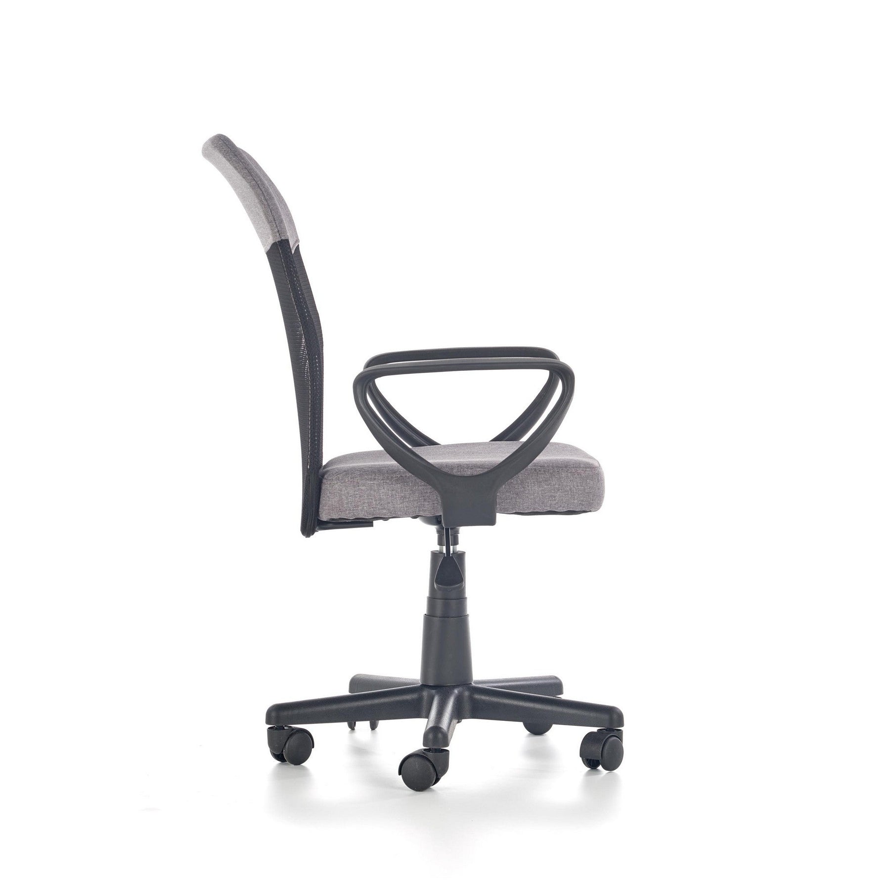 Scaun cu spatar plastic gri inchis Timmy, 52X59X81/91 CM