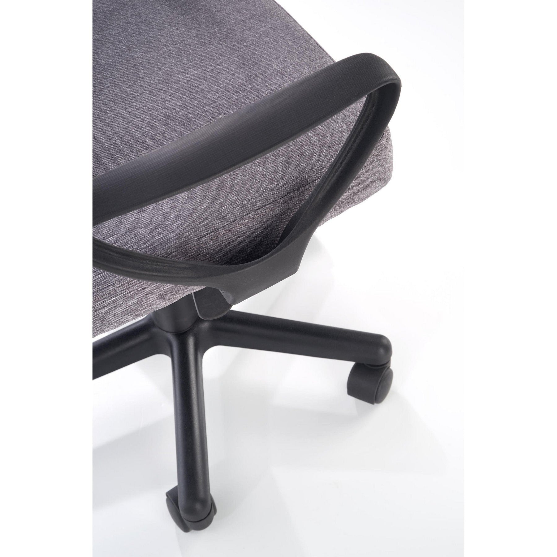 Scaun cu spatar plastic gri inchis Timmy, 52X59X81/91 CM
