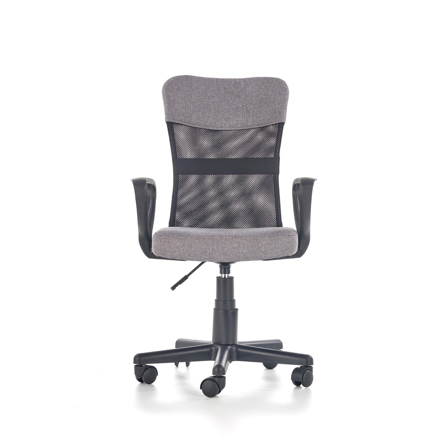 Scaun cu spatar plastic gri inchis Timmy, 52X59X81/91 CM