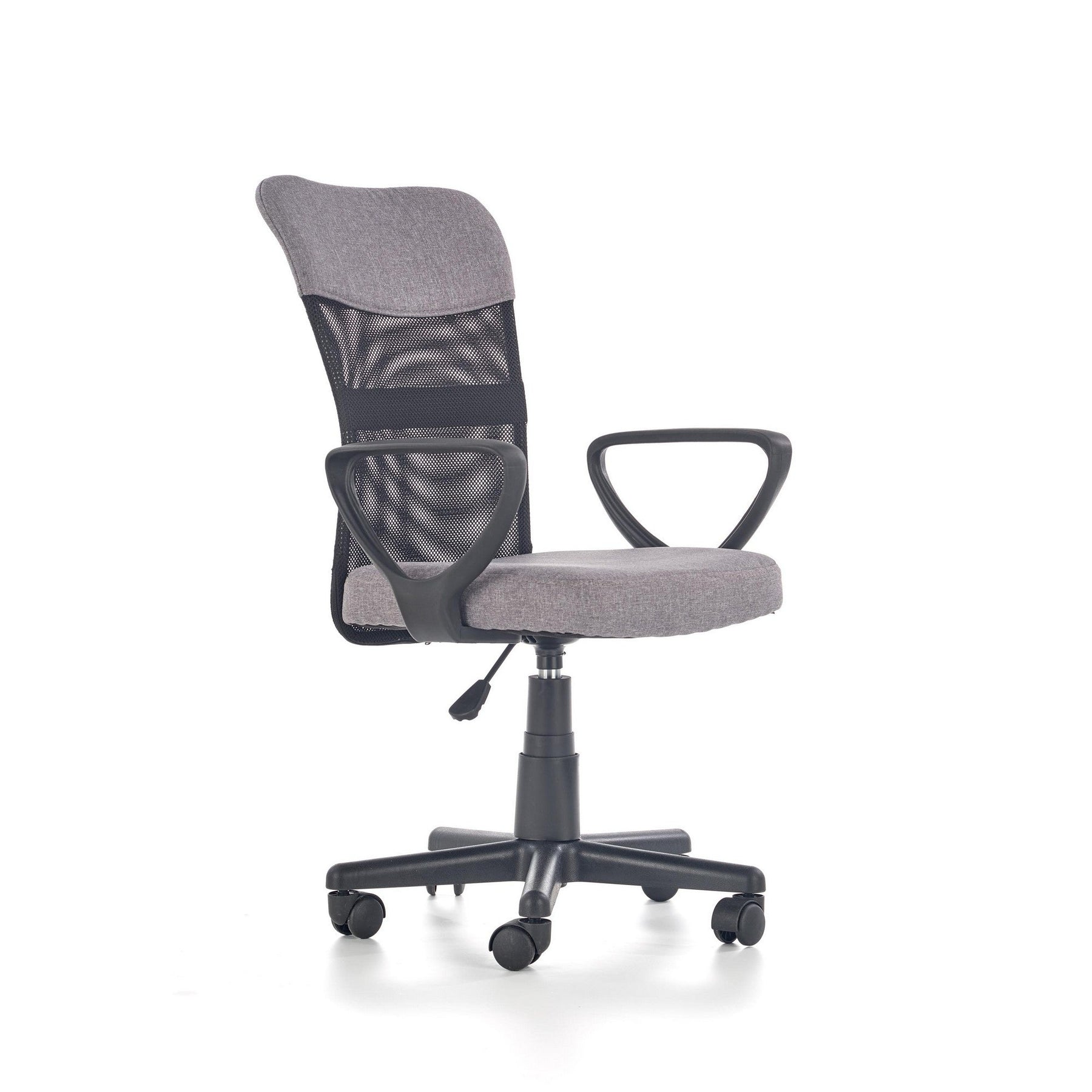 Scaun cu spatar plastic gri inchis Timmy, 52X59X81/91 CM