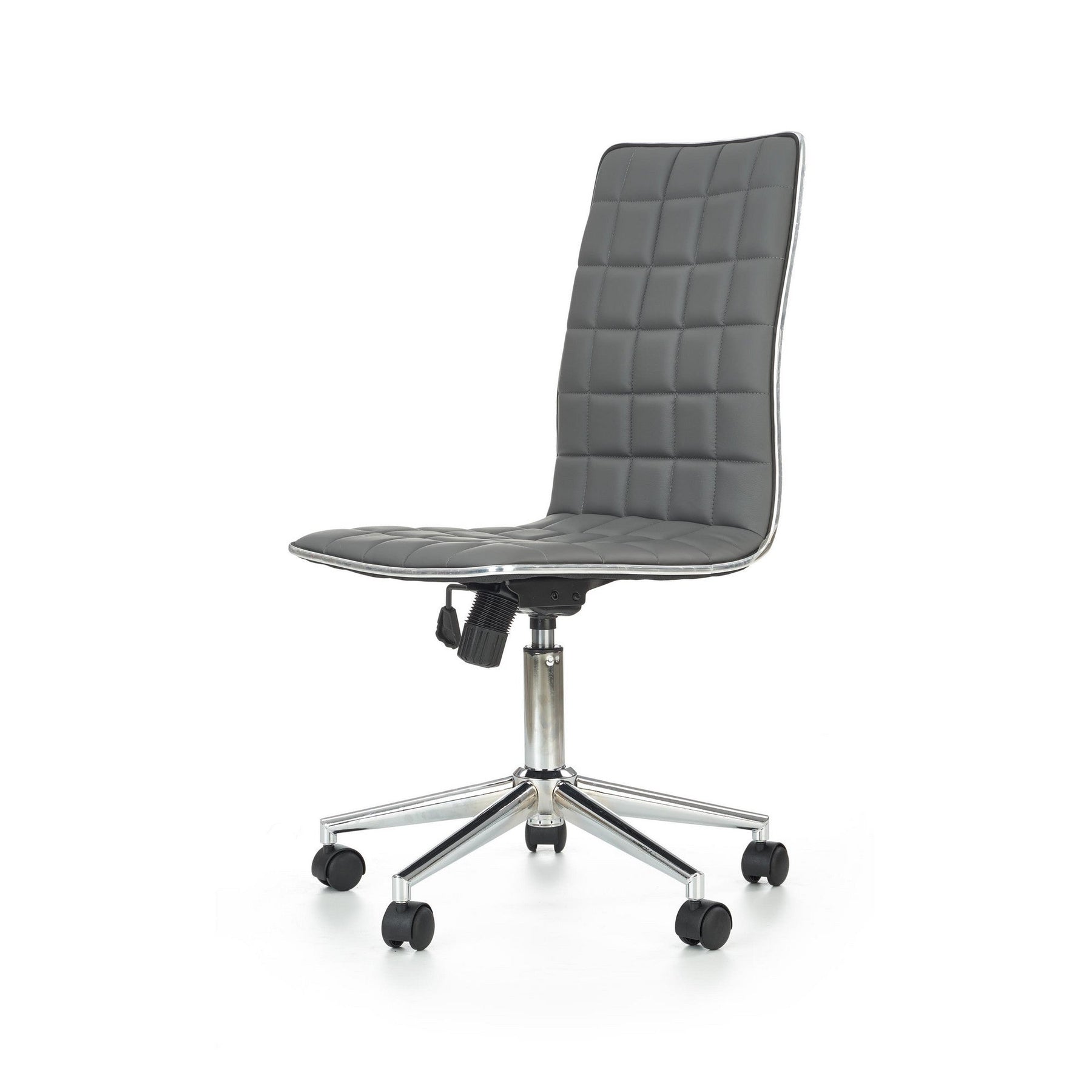 Scaun cu roti copii gri TIROL, 44X46X97/107 CM