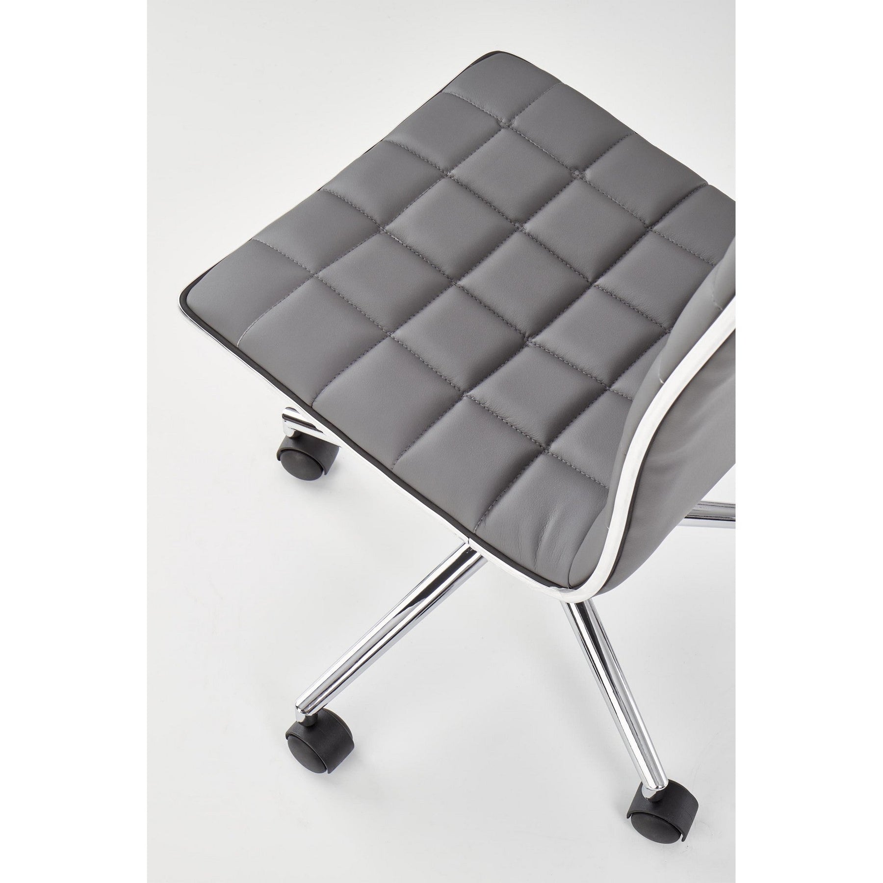 Scaun cu roti copii gri TIROL, 44X46X97/107 CM
