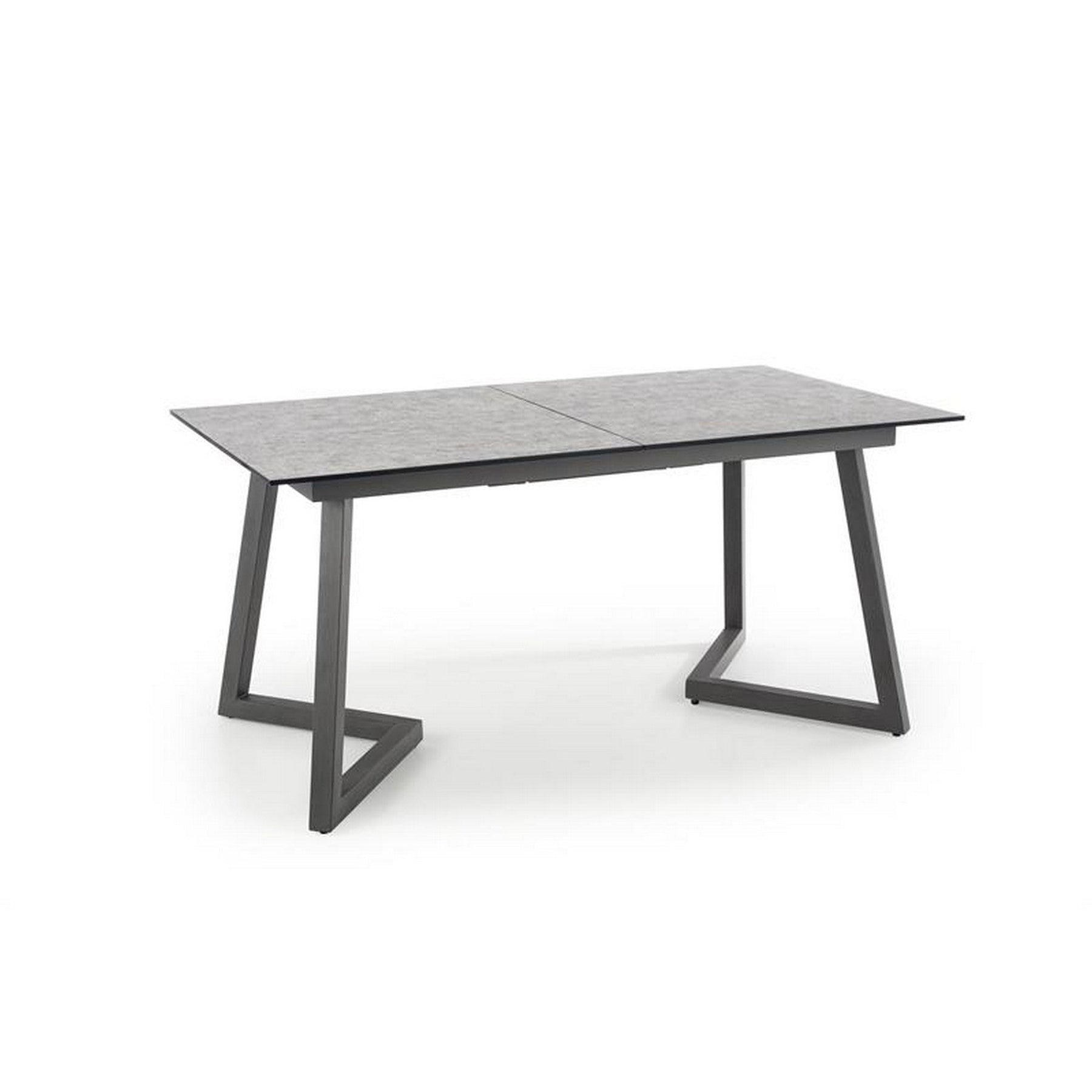 Masa extensibila gri deschis/gri inchis Tiziano 160-210 / 90/76 cm