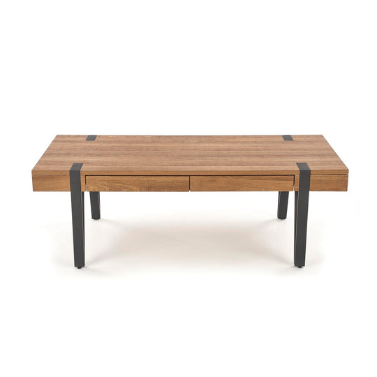 Masuta cafea cu sertare Tuluza, nuc honey, 120X55X42 CM