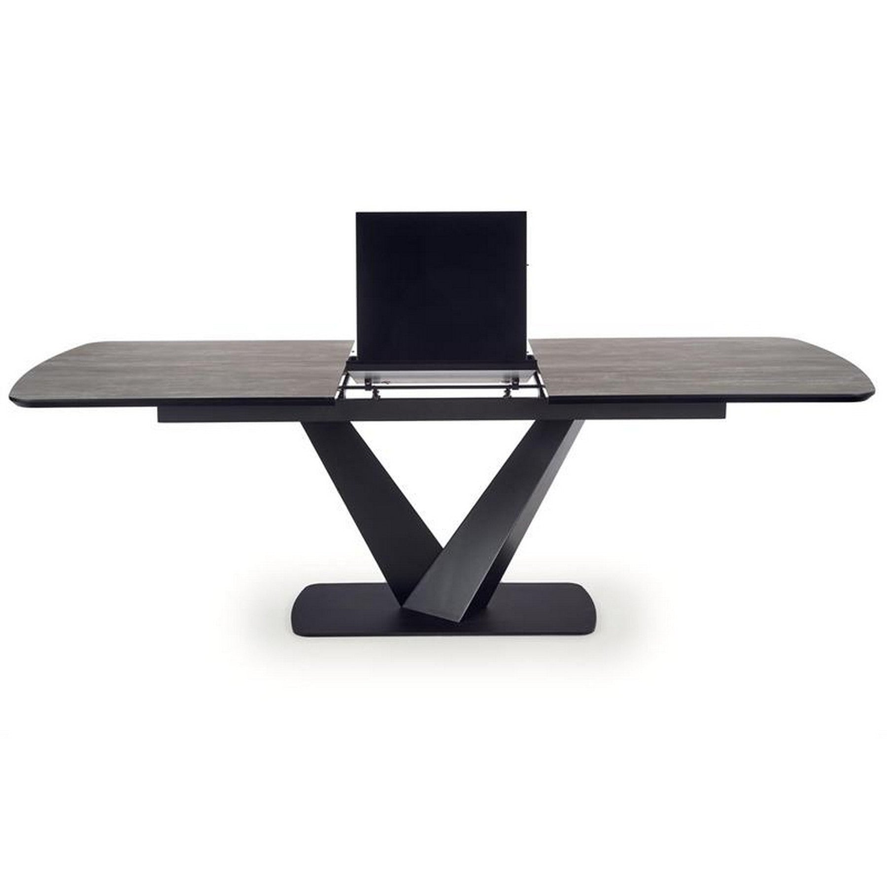 Masa extensibila gri inchis/negru Vinston 180-230 / 95/76 cm