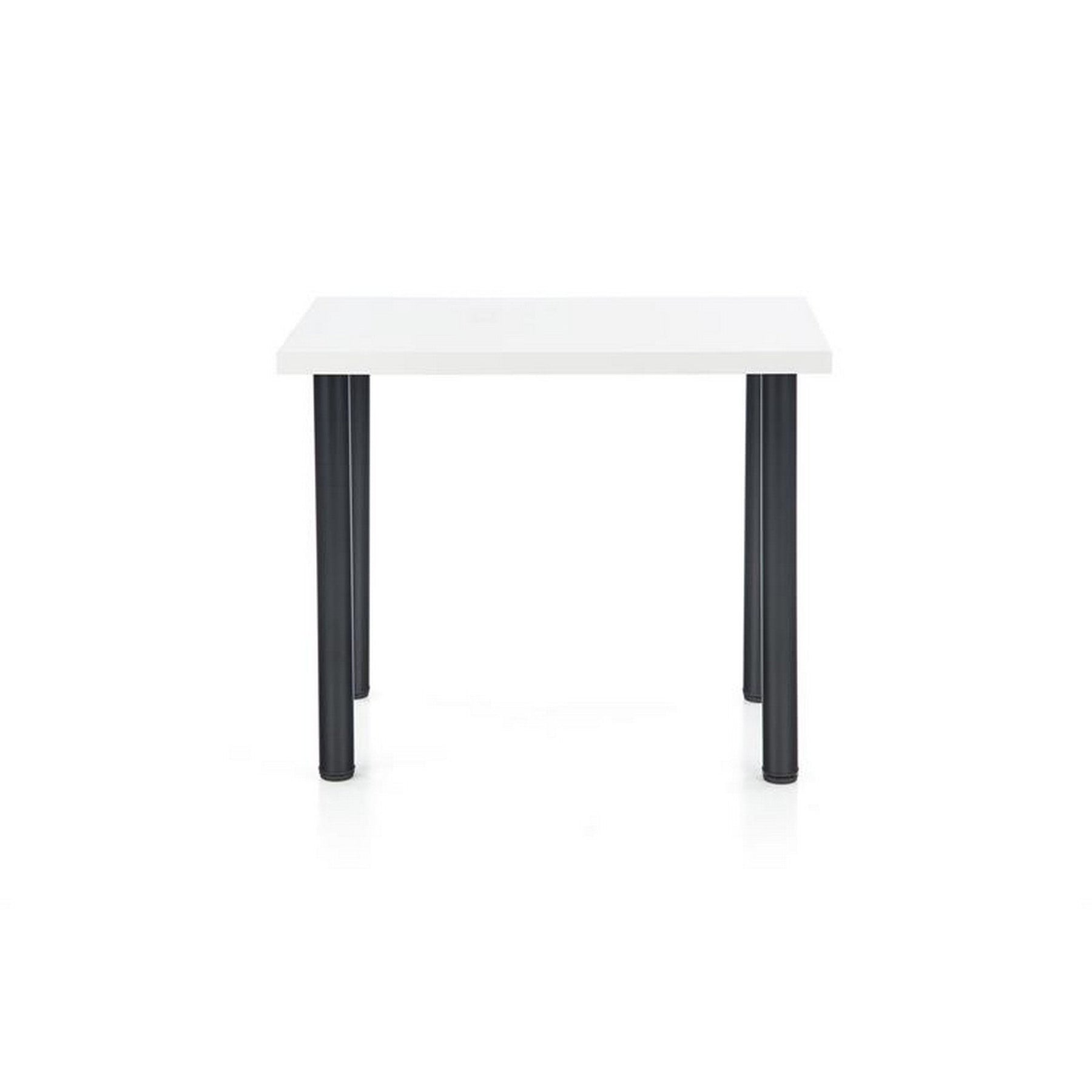 Masa sufragerie Modex 2 alb/negru, 90/60/75 CM