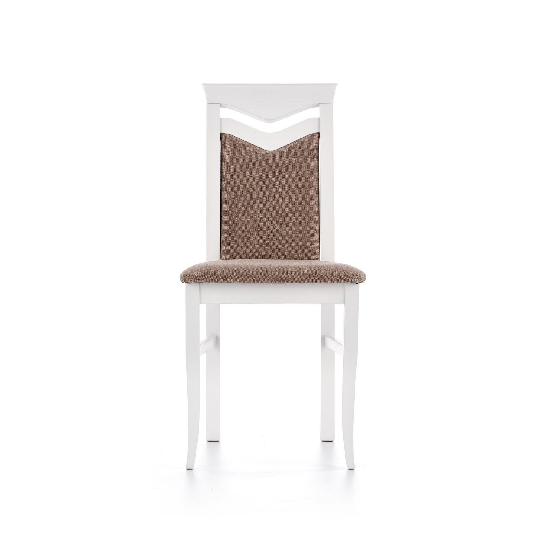 Scaun tapitat cu stofa maro Citrone, 43X44X96 CM