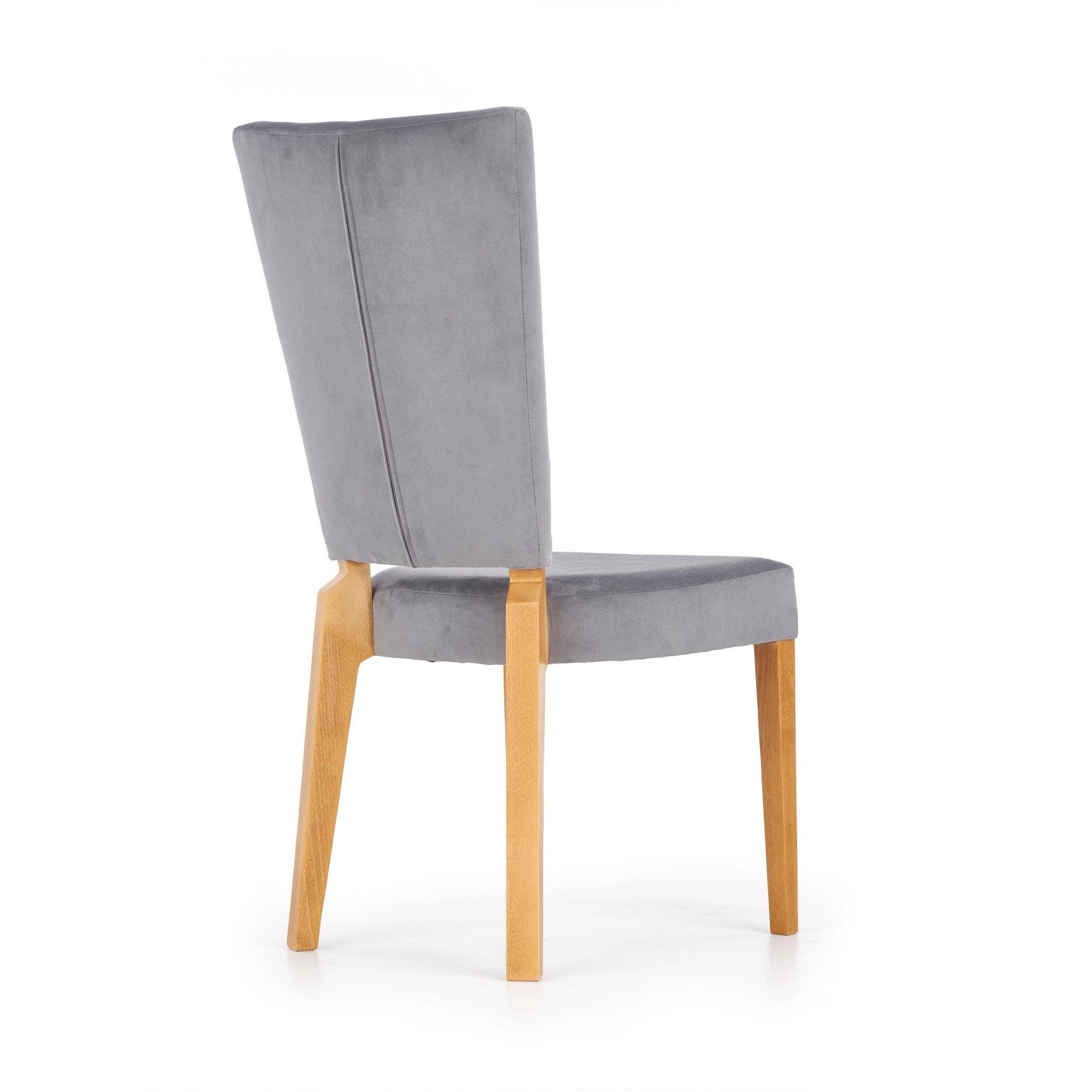 Scaun tapitat cu stofa catifelata Rois, 58X43X94 CM
