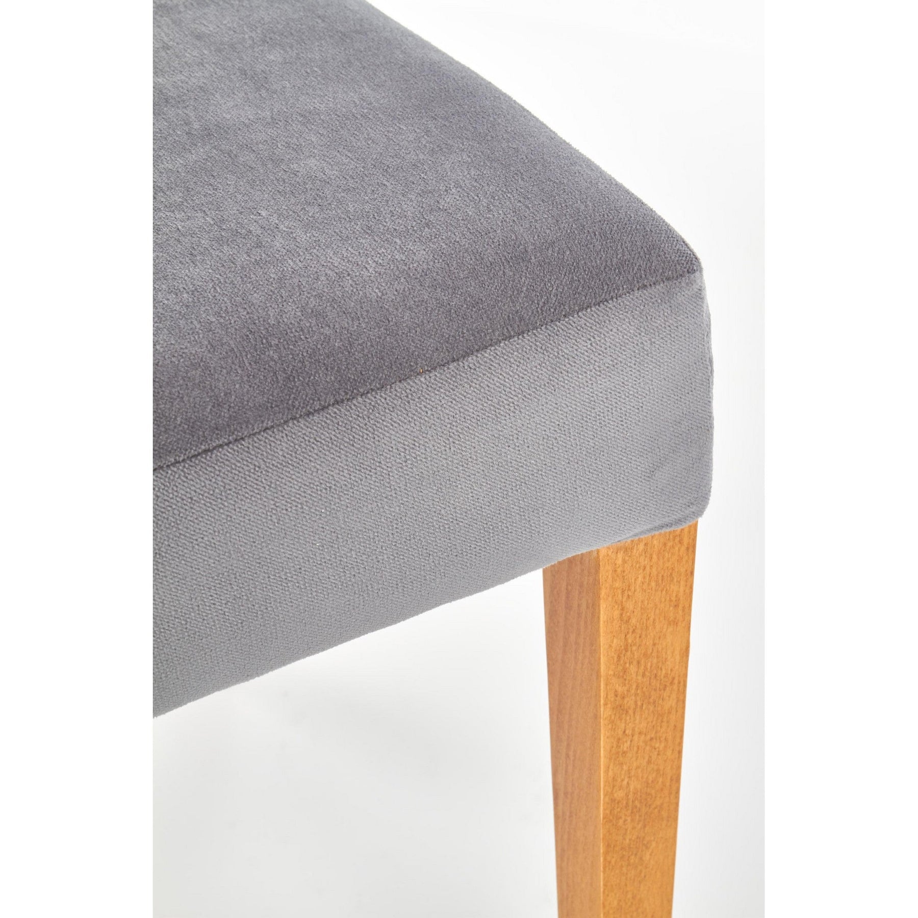 Scaun tapitat cu stofa catifelata Rois, 58X43X94 CM