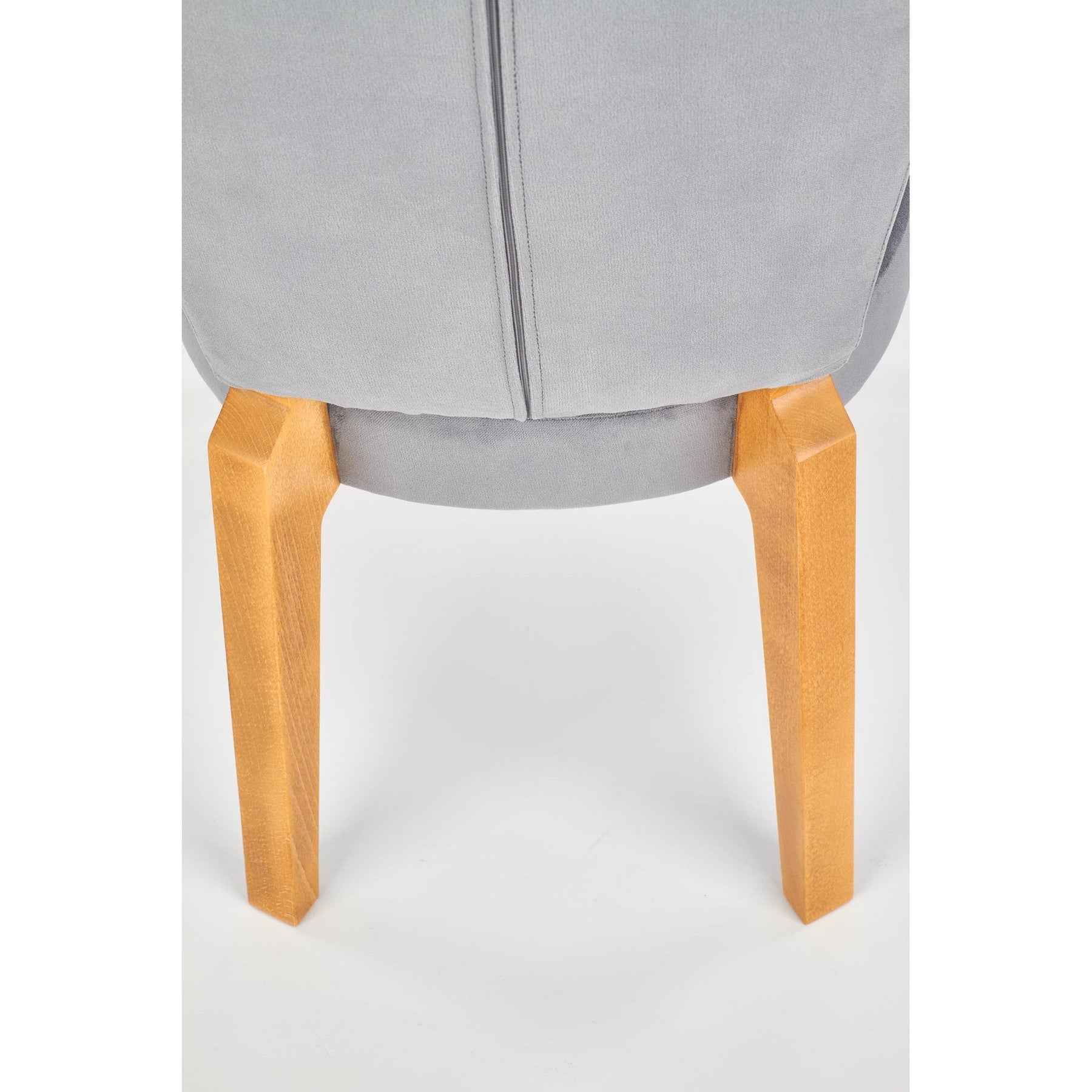 Scaun tapitat cu stofa catifelata Rois, 58X43X94 CM