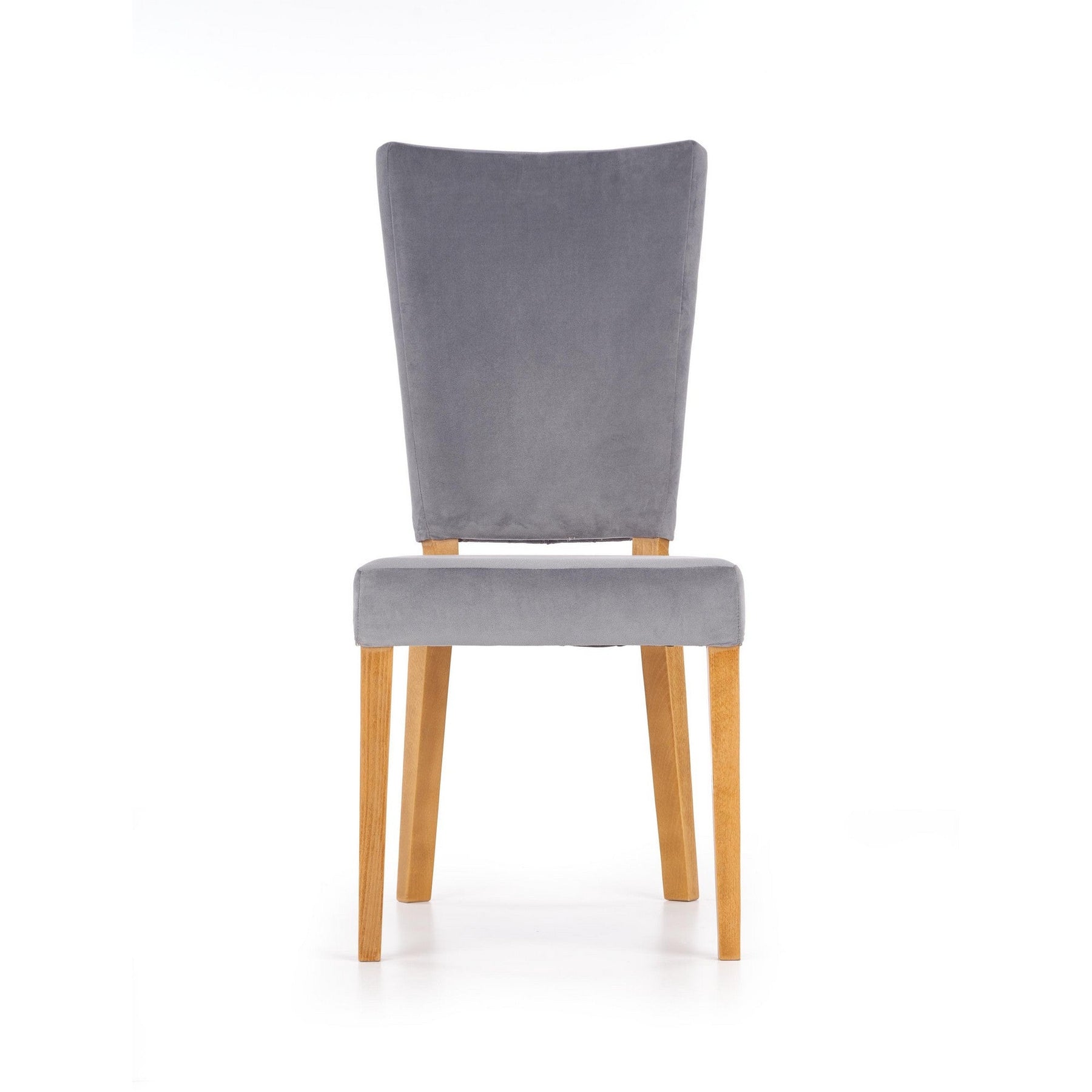 Scaun tapitat cu stofa catifelata Rois, 58X43X94 CM