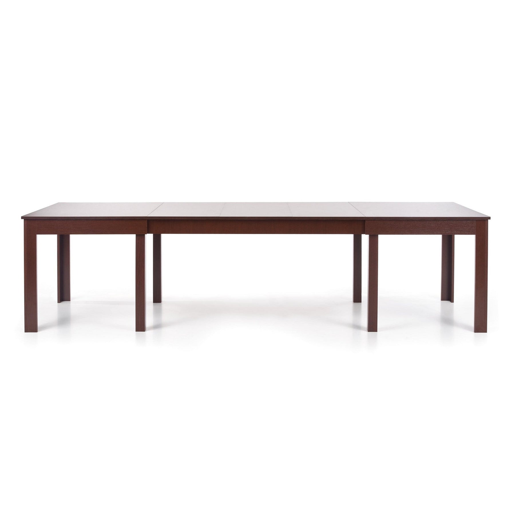 Masa living SEWERYN, nuc inchis, PAL/MDF, 160/300X90X76 cm