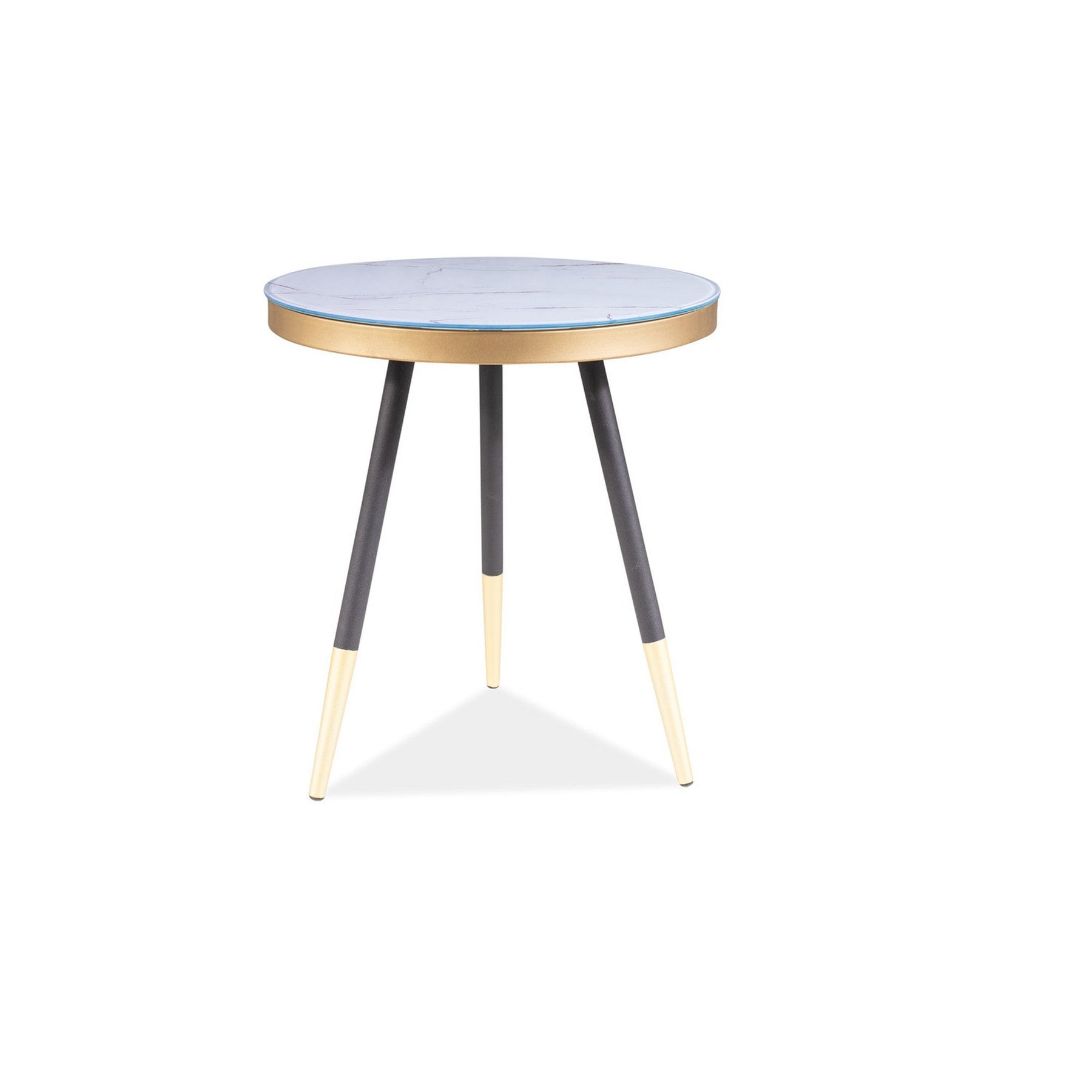 Masuta VEGA C, negru/auriu, 45x50