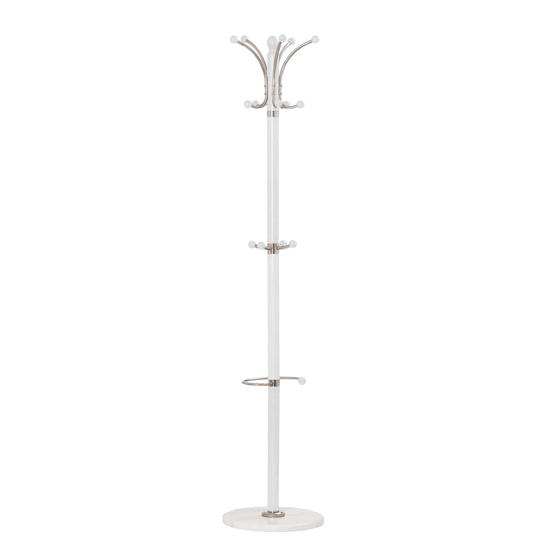 Cuier clasic W13, alb, Ø38xH179 cm