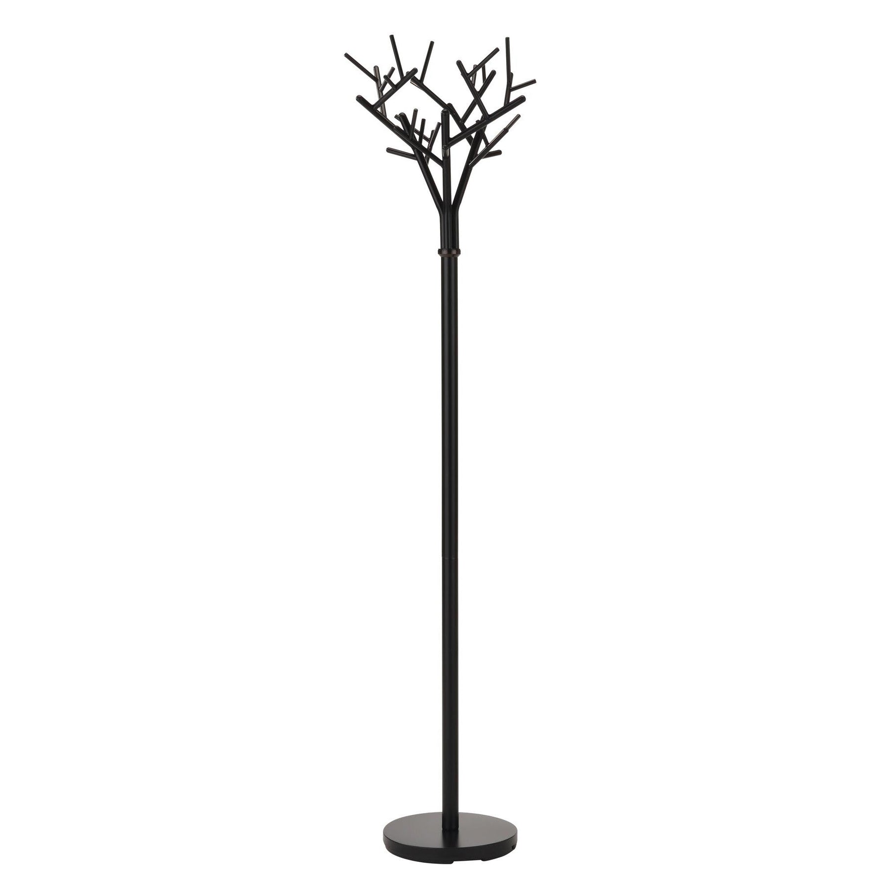 Cuier hol modern W56, negru, Ø40x180 cm