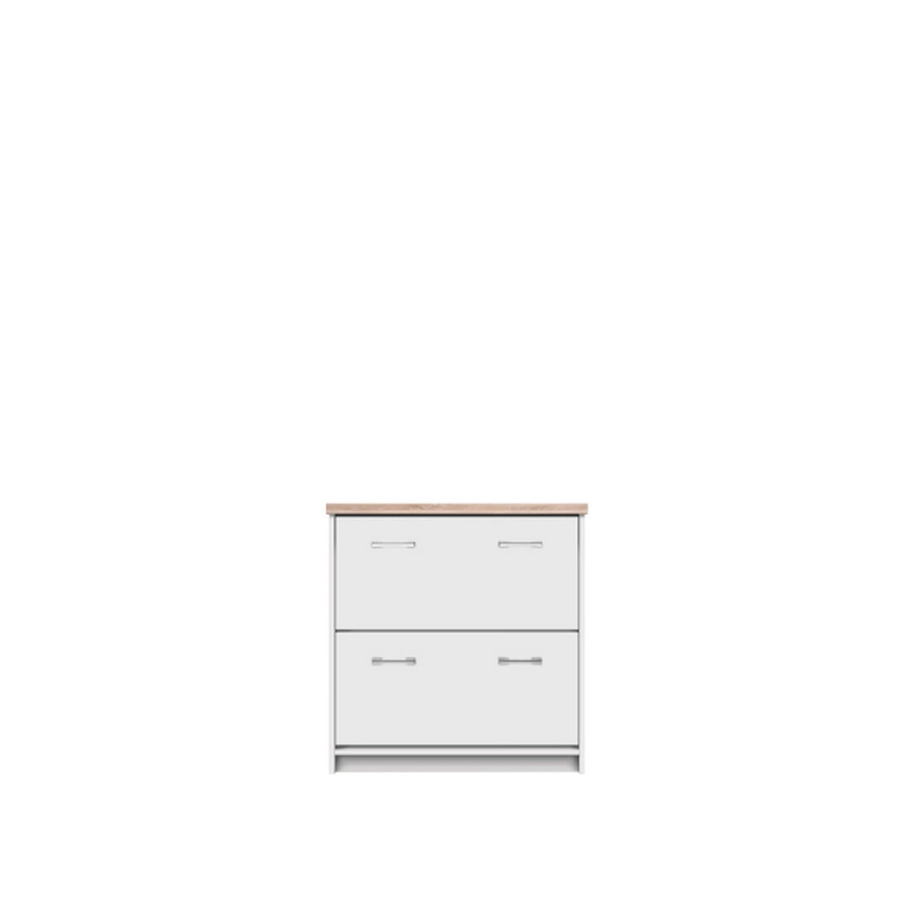 Pantofar cu 2 nivele Top Mix alb, 80x27x85 cm