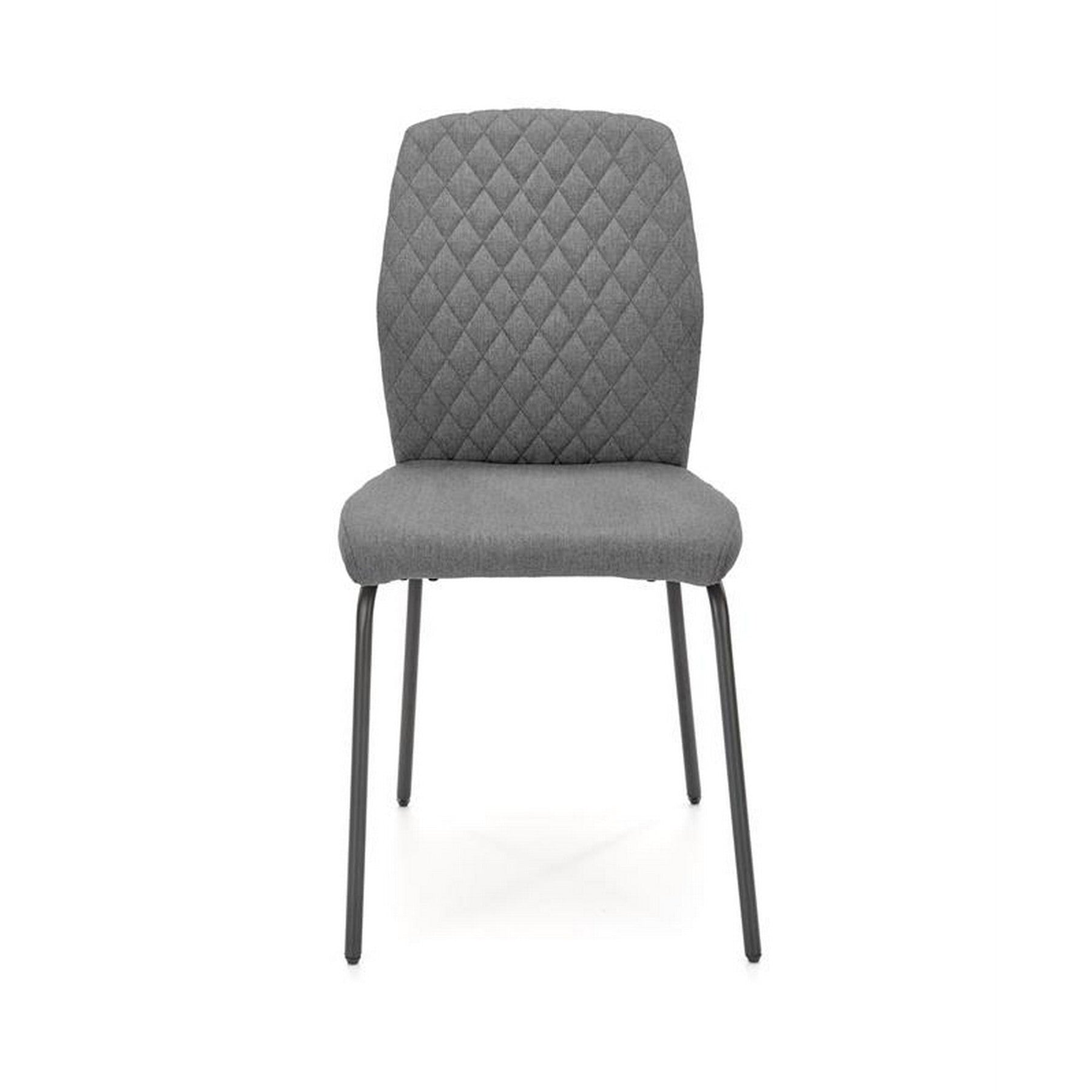 Scaun K461, stofa gri, 46x56x92 cm