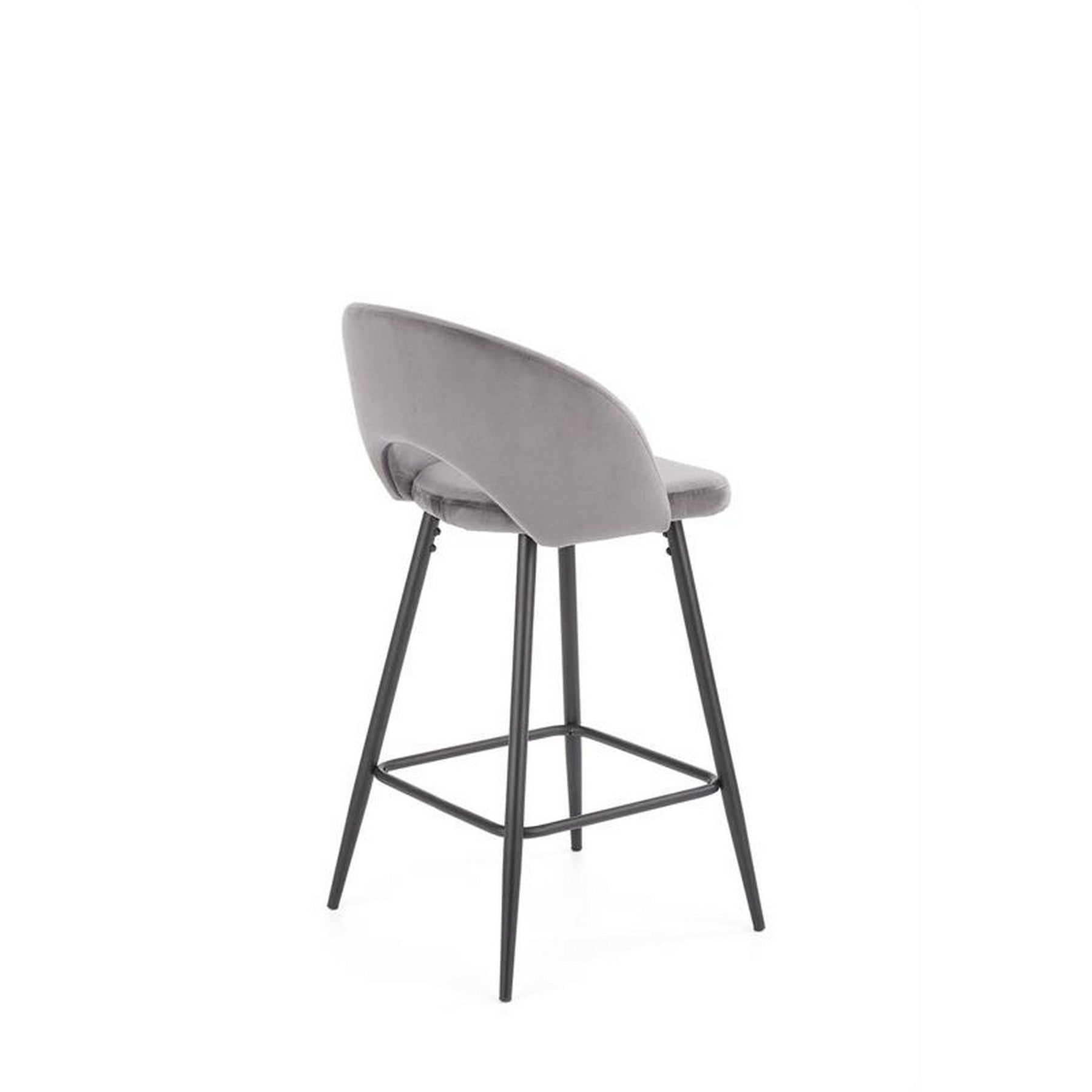 Scaun bar H96, gri, 48x49x89 cm