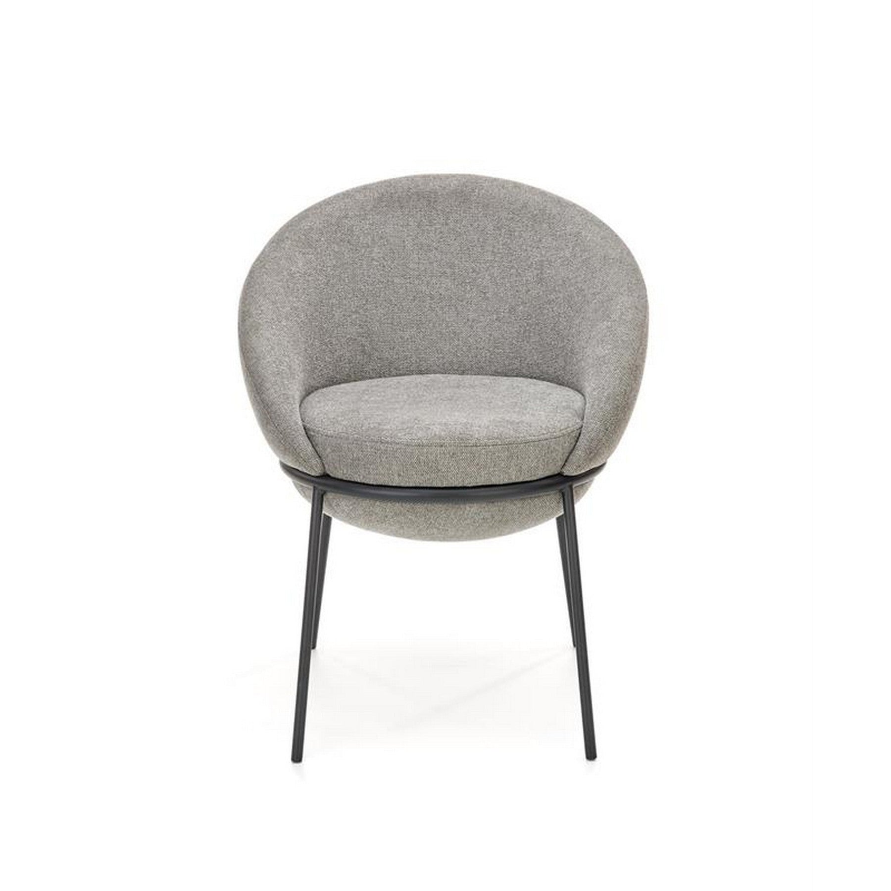 Scaun K482, stofa gri, 61x59x78 cm