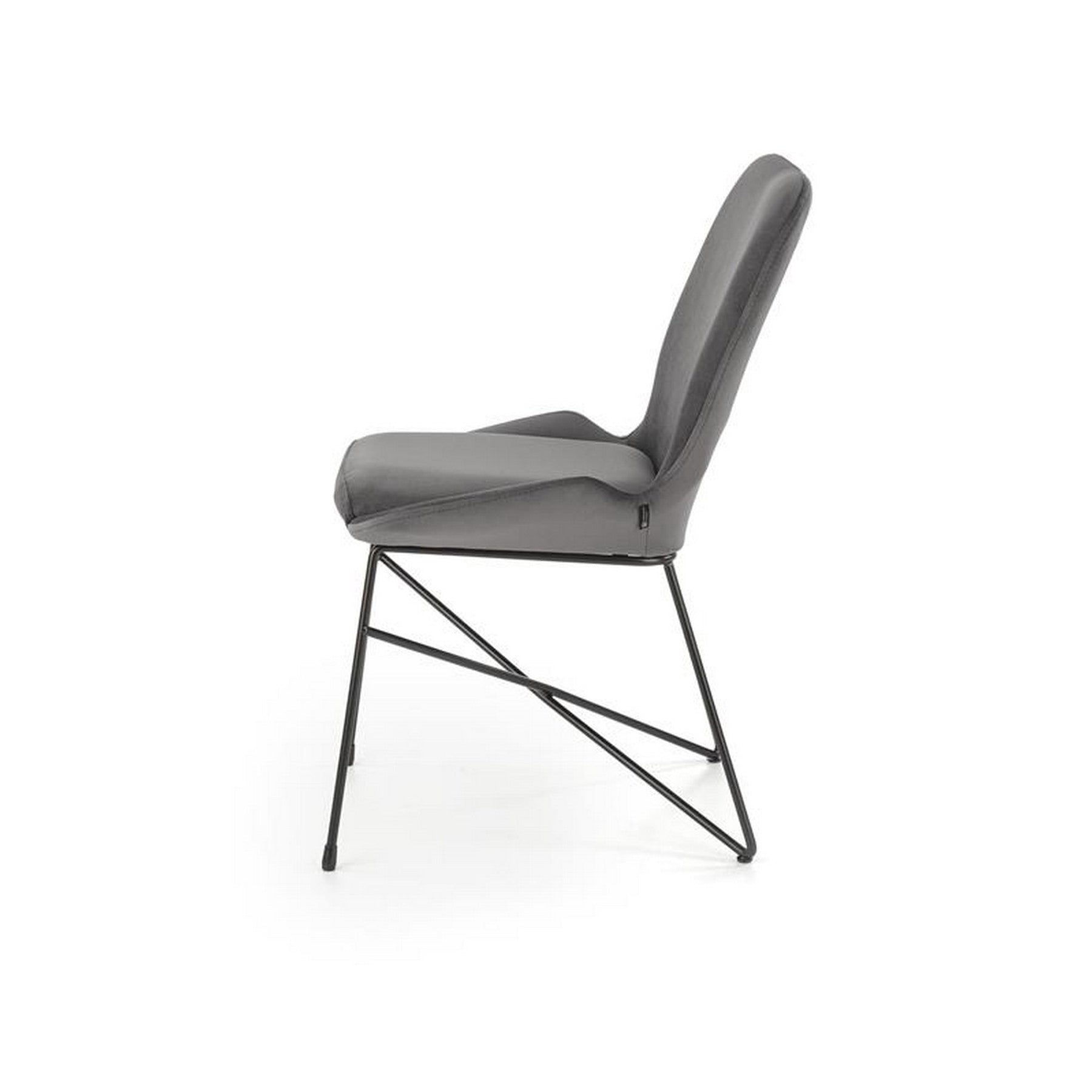 Scaun K454, gri, 46x55x83 cm